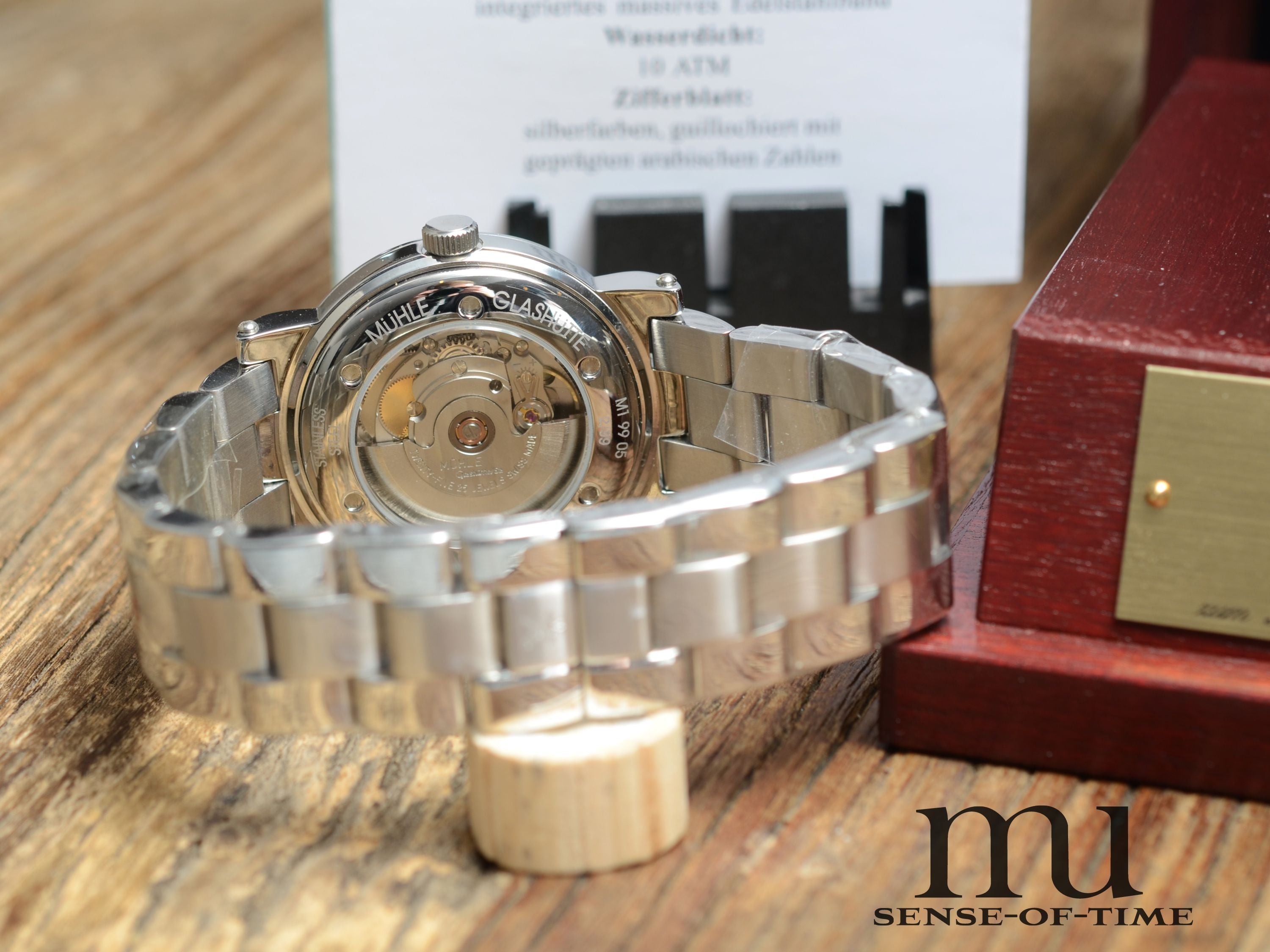 Mühle Millennium Set 2/99 bestehend aus 9 Uhren (1x davon Platin ), Limited Edition, NOS