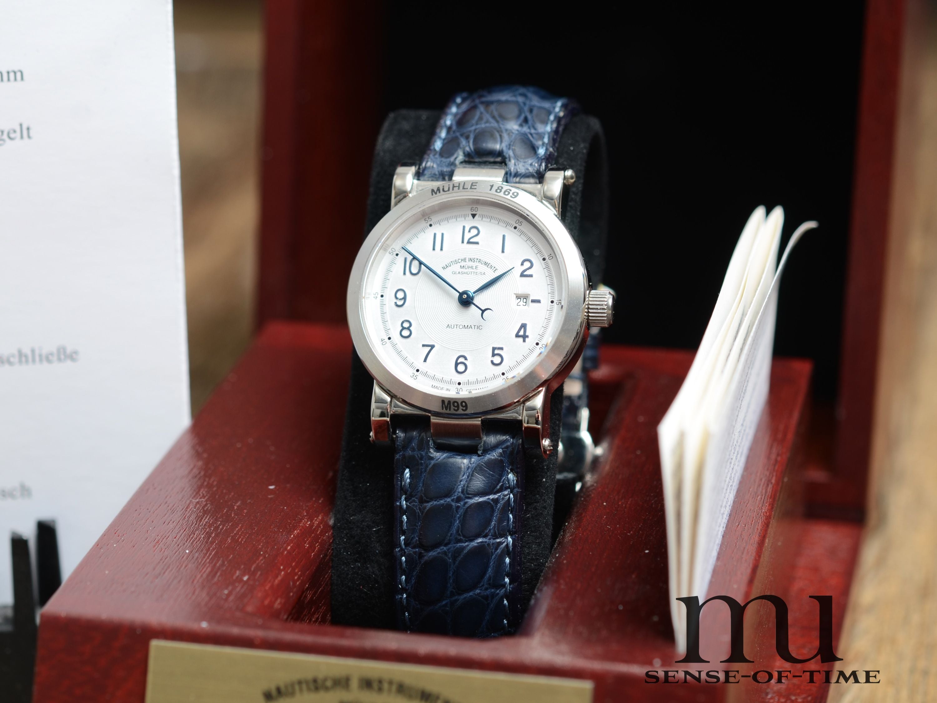 Mühle Millennium Set 2/99 bestehend aus 9 Uhren (1x davon Platin ), Limited Edition, NOS