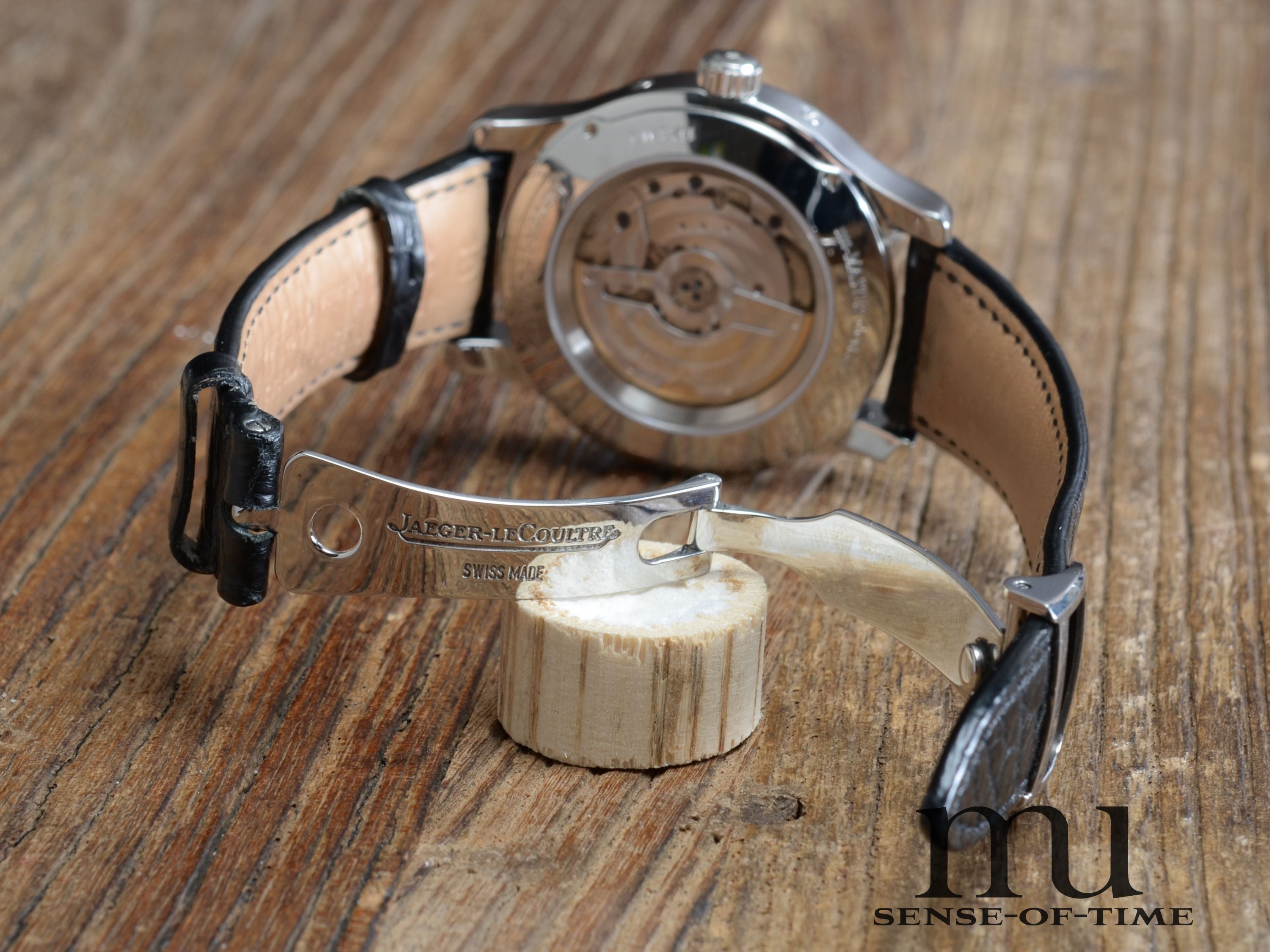 Jaeger leCoultre Master Calendar Gangreserve, Sichtboden, JLC-Service, Ref: 147.8.41.S