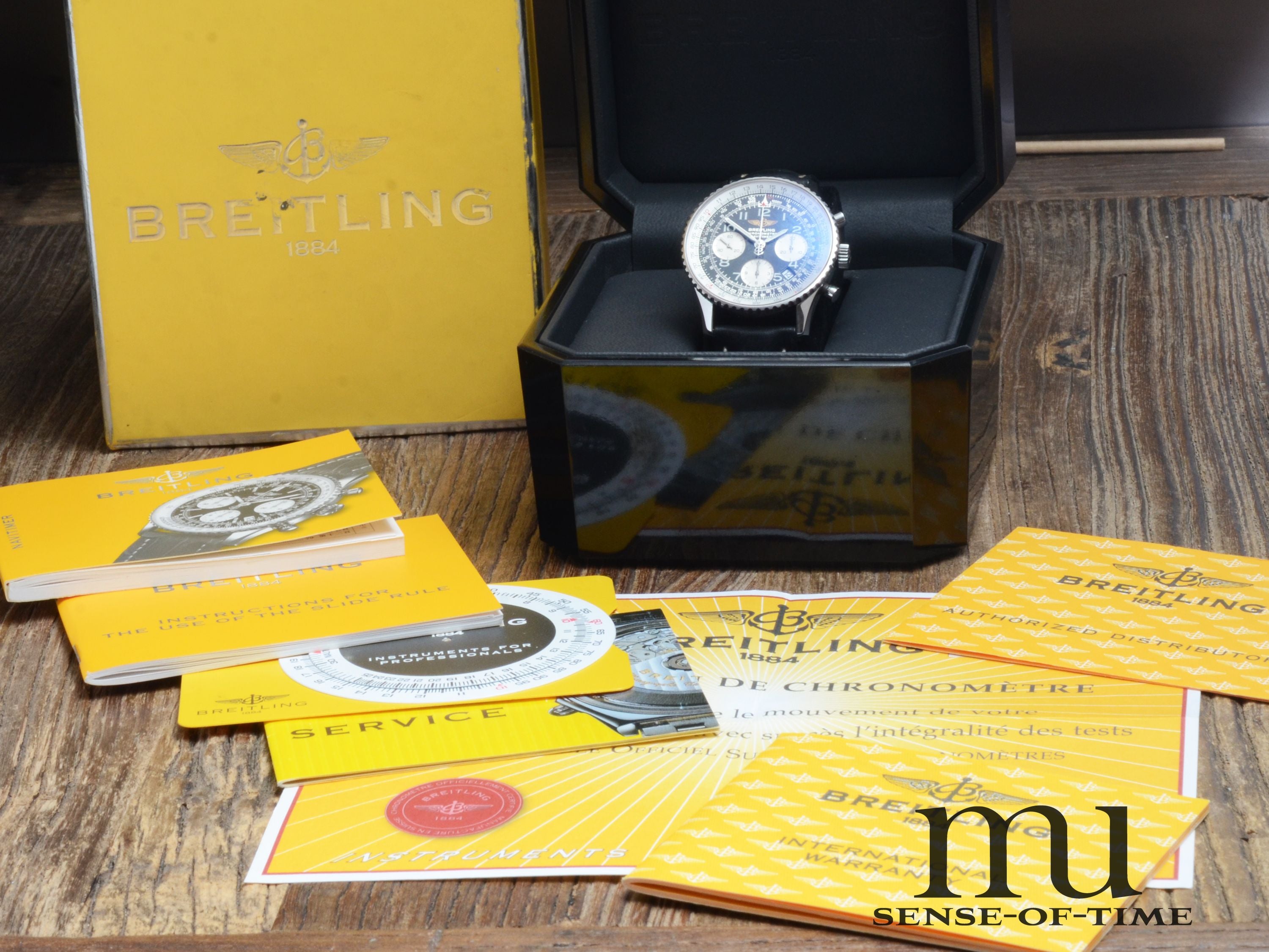 Breitling Old Navitimer Chronograph Chronometer, Edelstahl, Ref.: A23322