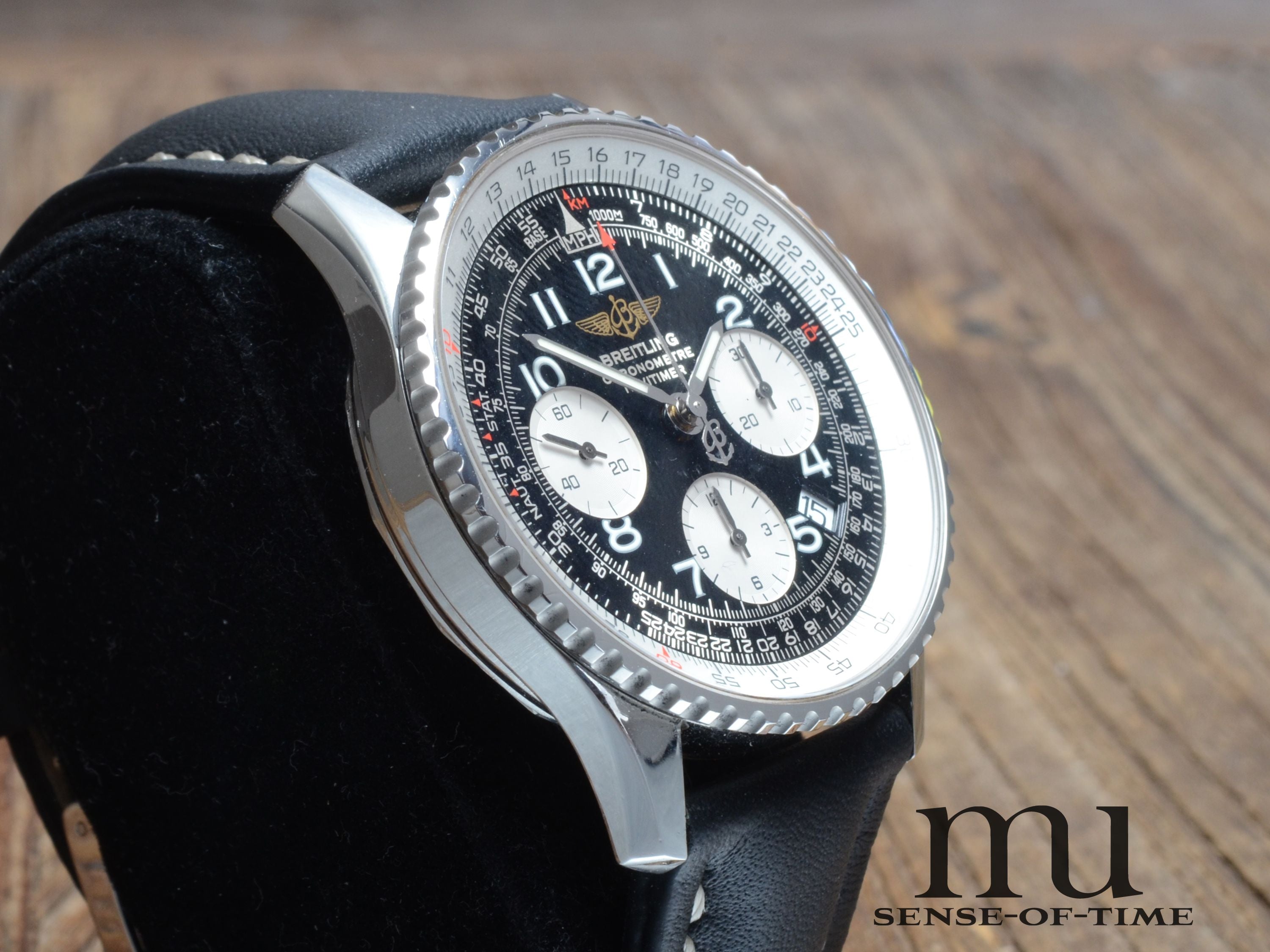 Breitling Old Navitimer Chronograph Chronometer, Edelstahl, Ref.: A23322