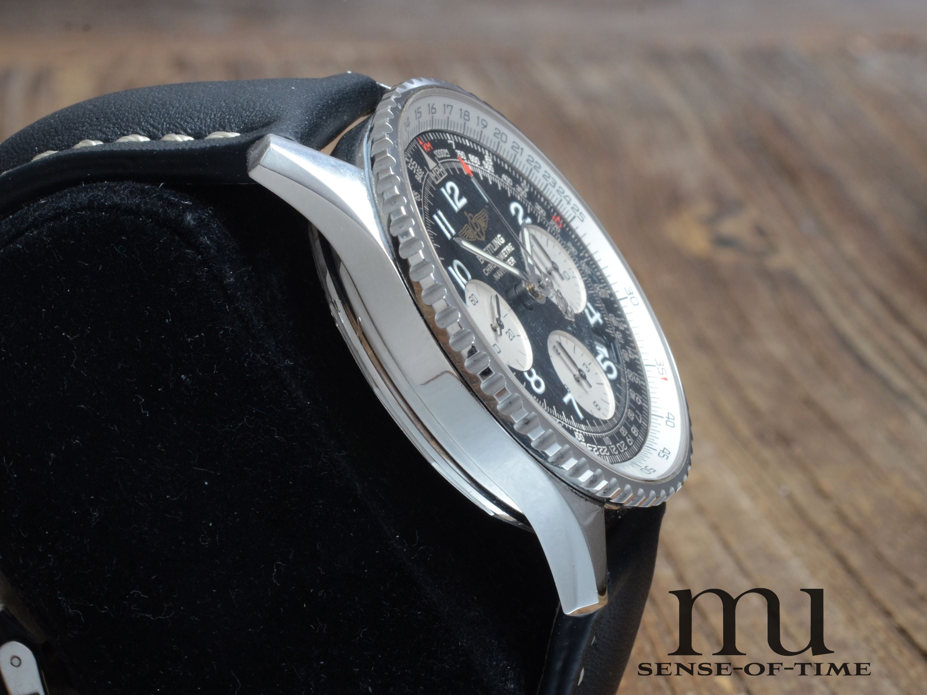 Breitling Old Navitimer Chronograph Chronometer, Edelstahl, Ref.: A23322