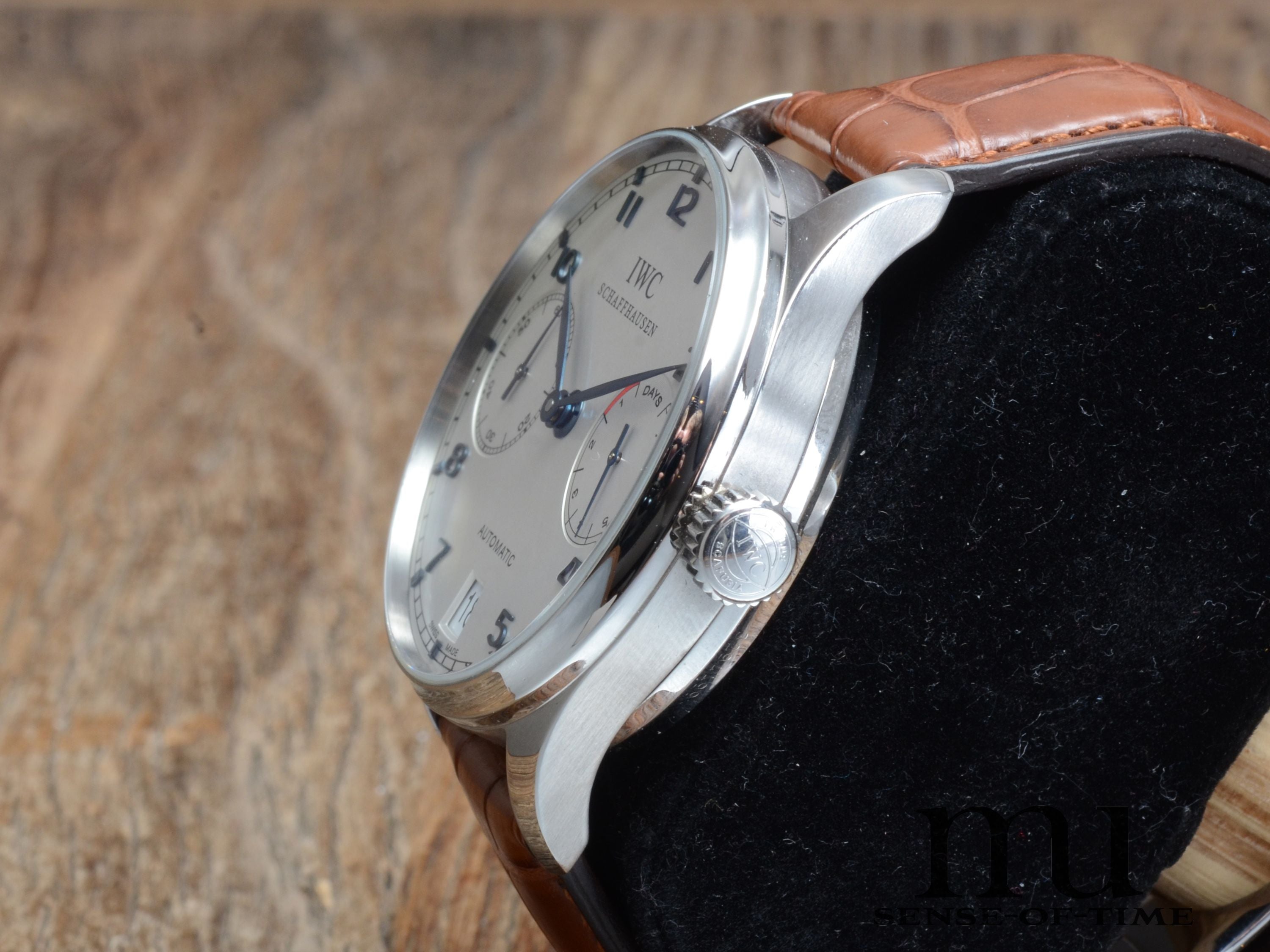 IWC Portugieser Automatik, 8 Tage, weißes Zifferblatt, 42mm, Ref.: IW5001-07