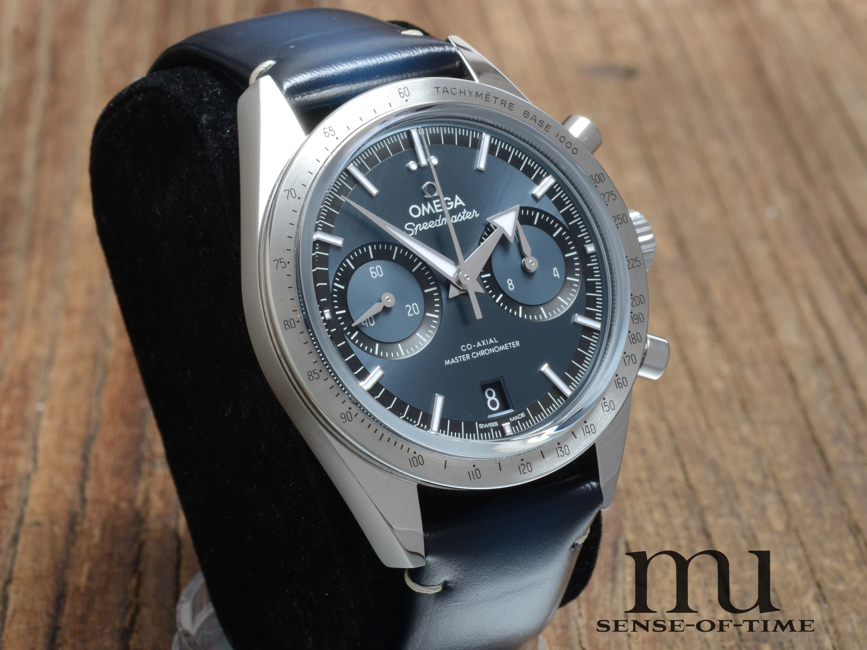 Omega Speedmaster '57 Blaues Zifferblatt, Full Set, Ref.: 332.12.41.51.03.001