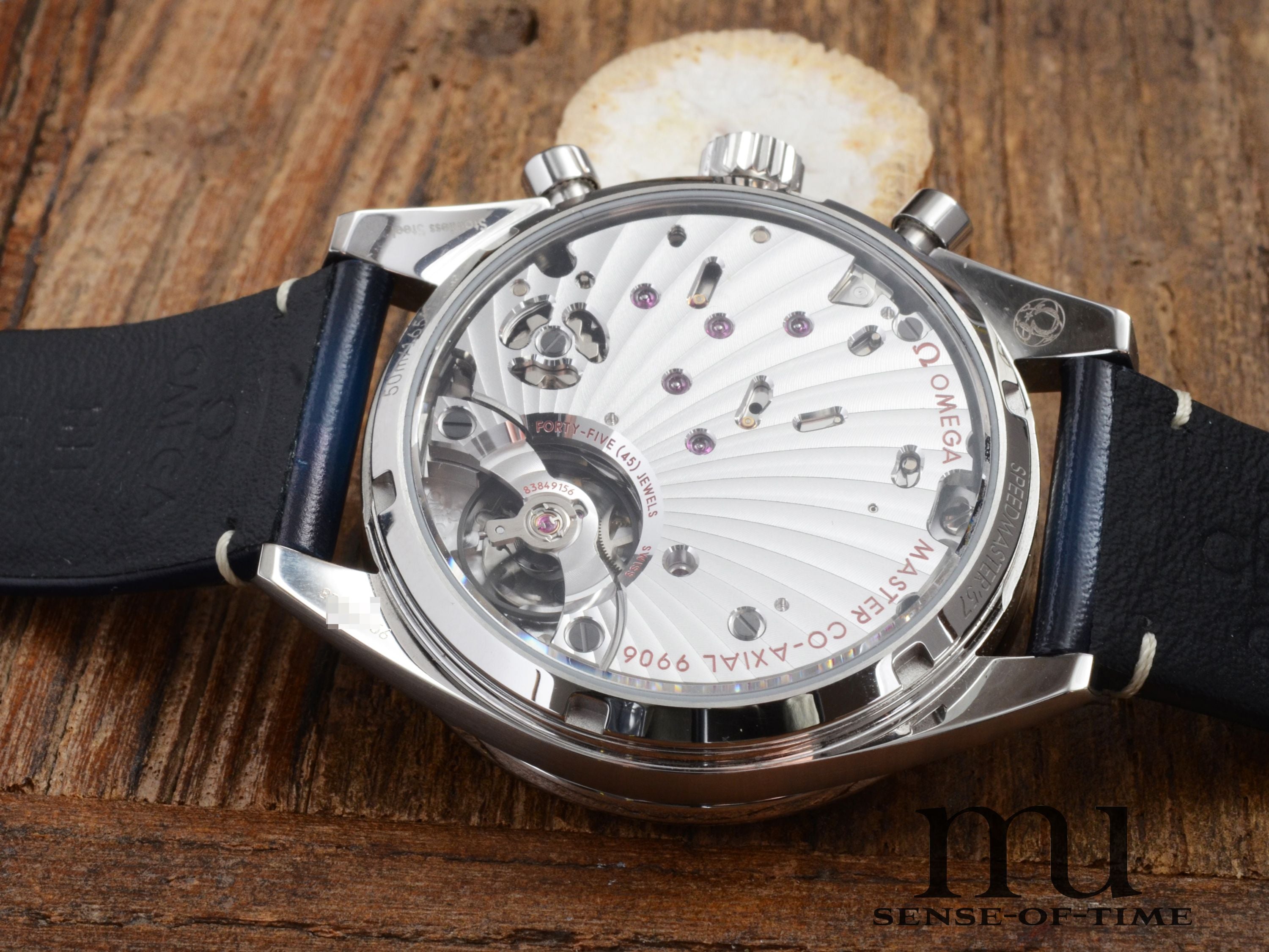 Omega Speedmaster '57 Blaues Zifferblatt, Full Set, Ref.: 332.12.41.51.03.001