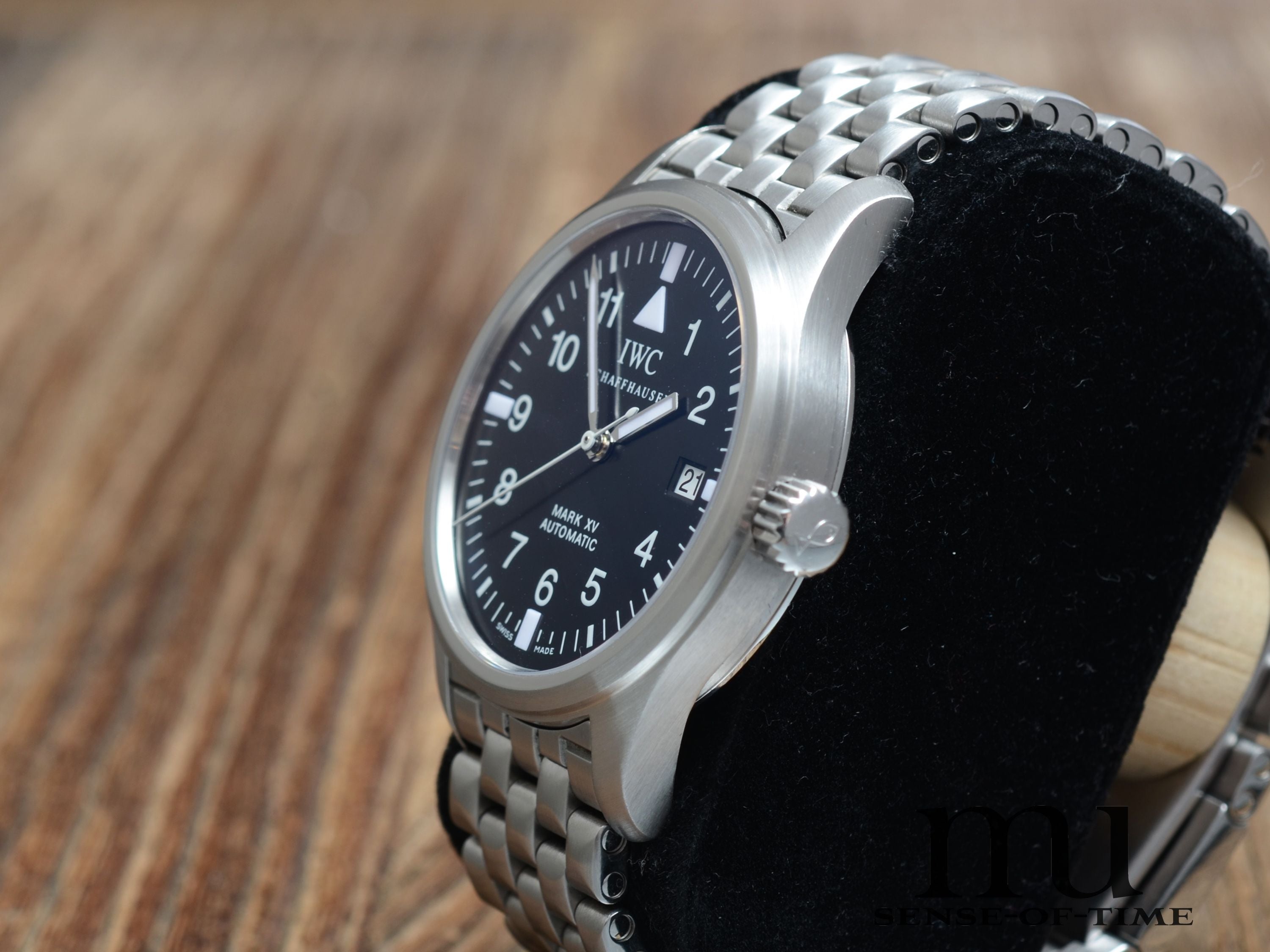 IWC Mark XV Fliegeruhr mit Stahlband Pilot's Watch, IW3253