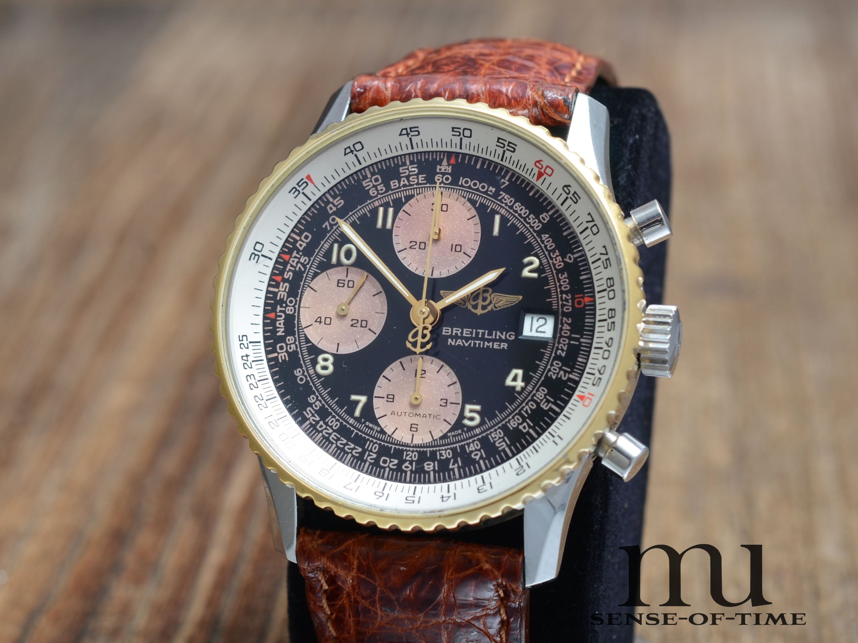 Breitling Old Navitimer Vintage Stahl/Gold, Ref.: B13019