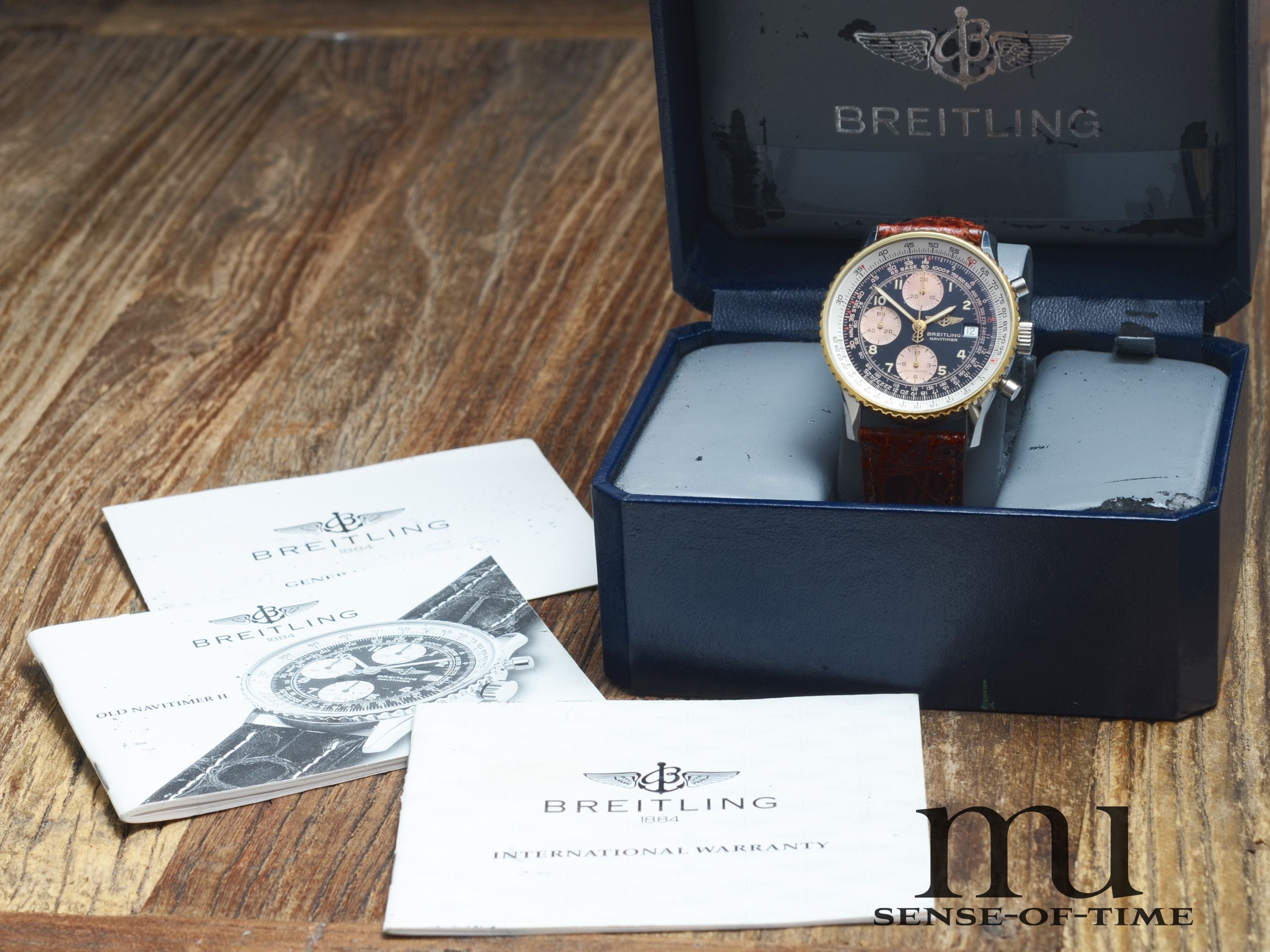 Breitling Old Navitimer Vintage Stahl/Gold, Ref.: B13019