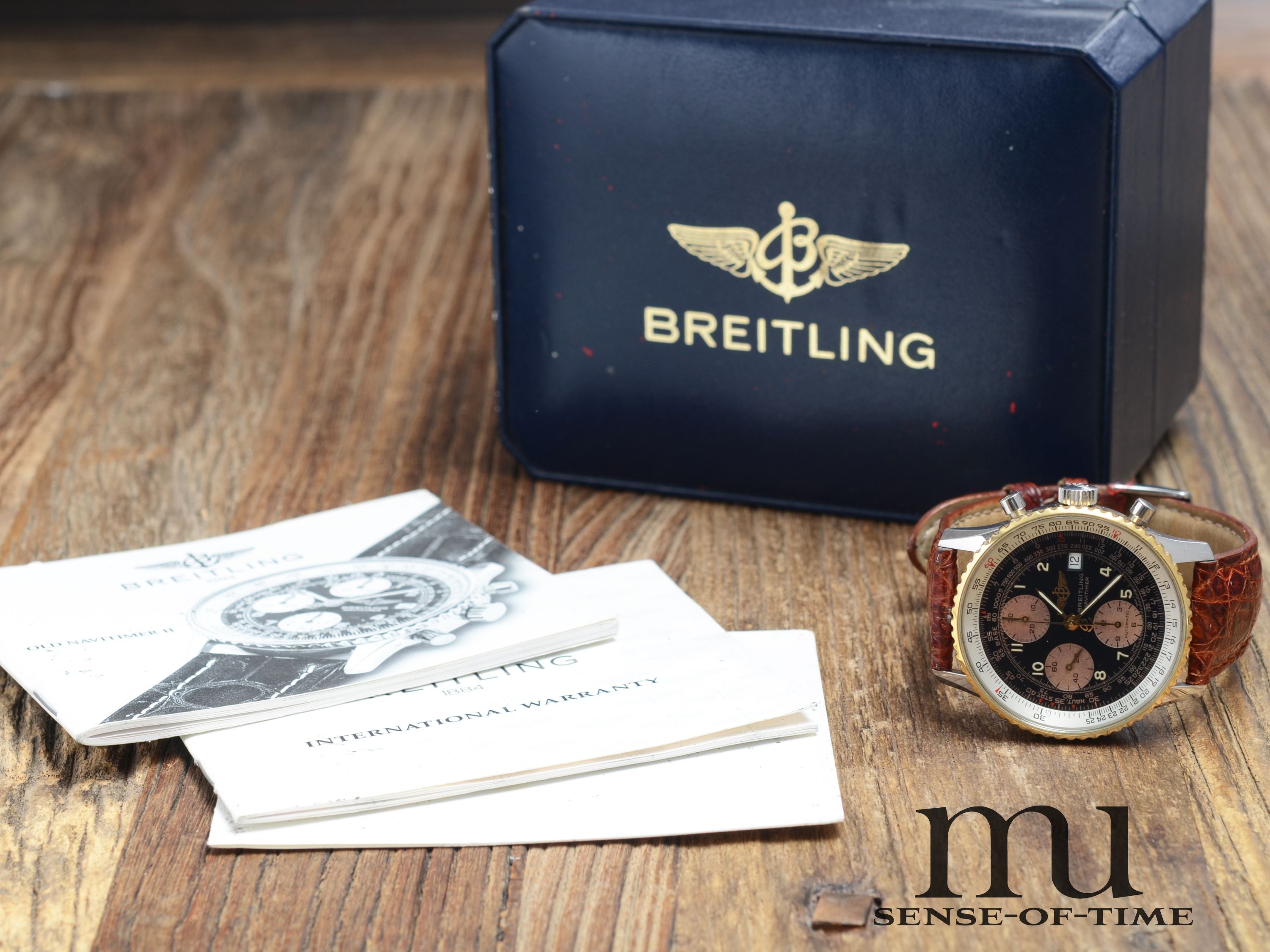 Breitling Old Navitimer Vintage Stahl/Gold, Ref.: B13019