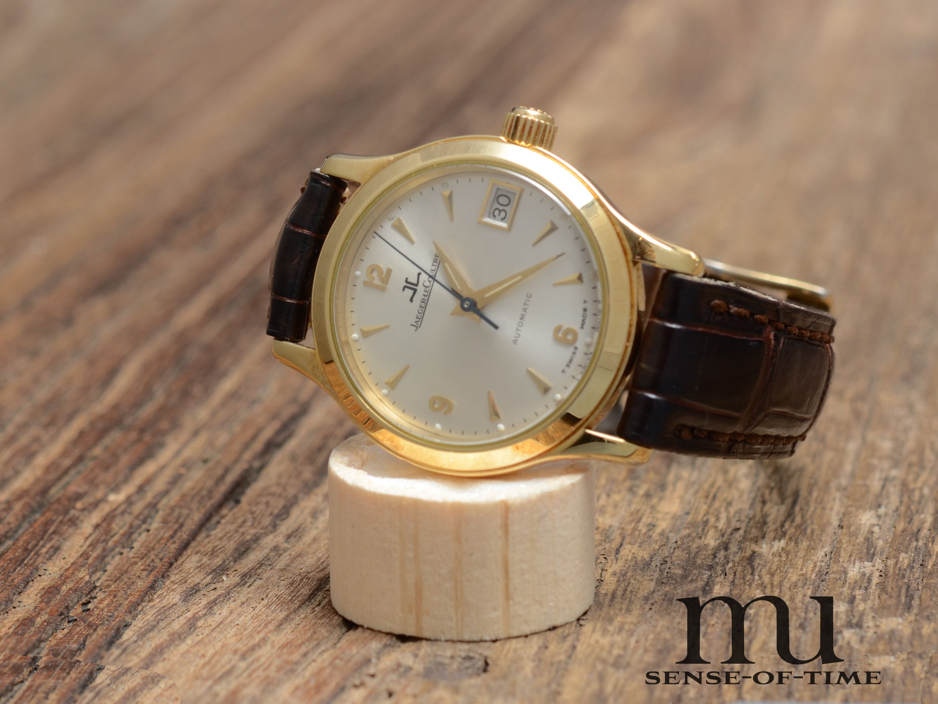 Jaeger leCoultre Master Control Lady 18kt Gold Automatik, Ref: 143.1.60