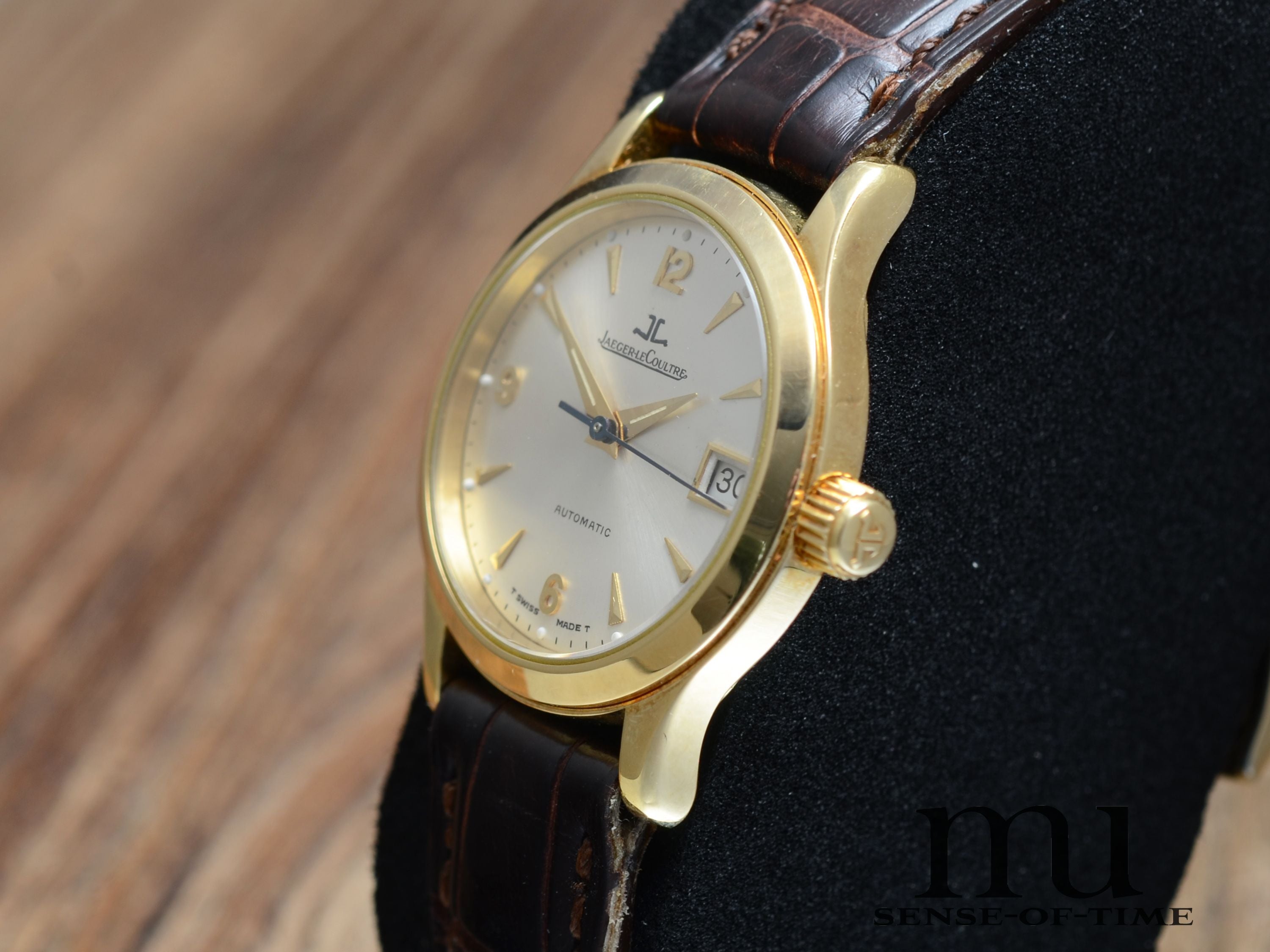 Jaeger leCoultre Master Control Lady 18kt Gold Automatik, Ref: 143.1.60