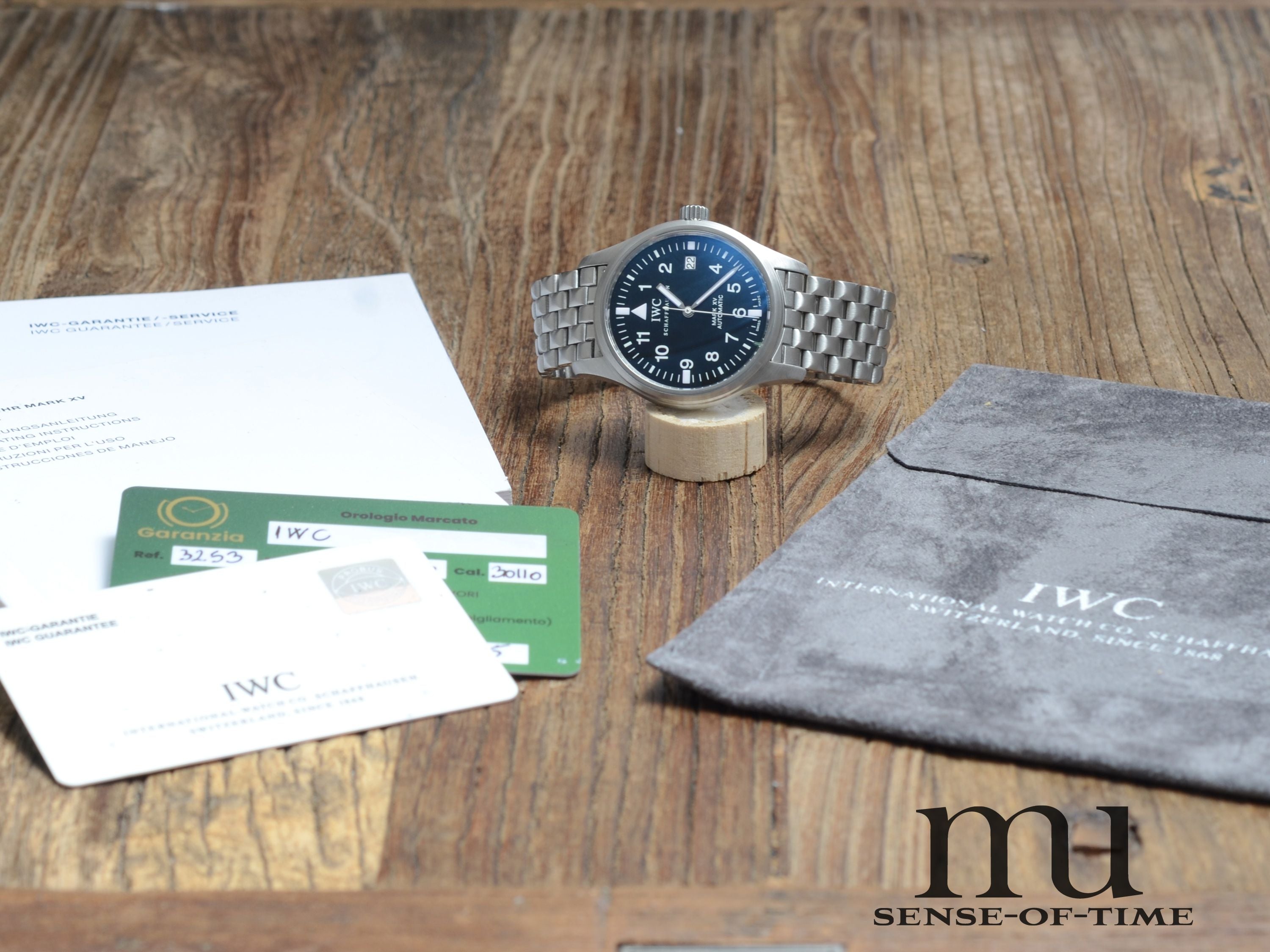 IWC Mark XV Fliegeruhr mit Stahlband Pilot's Watch, IW3253