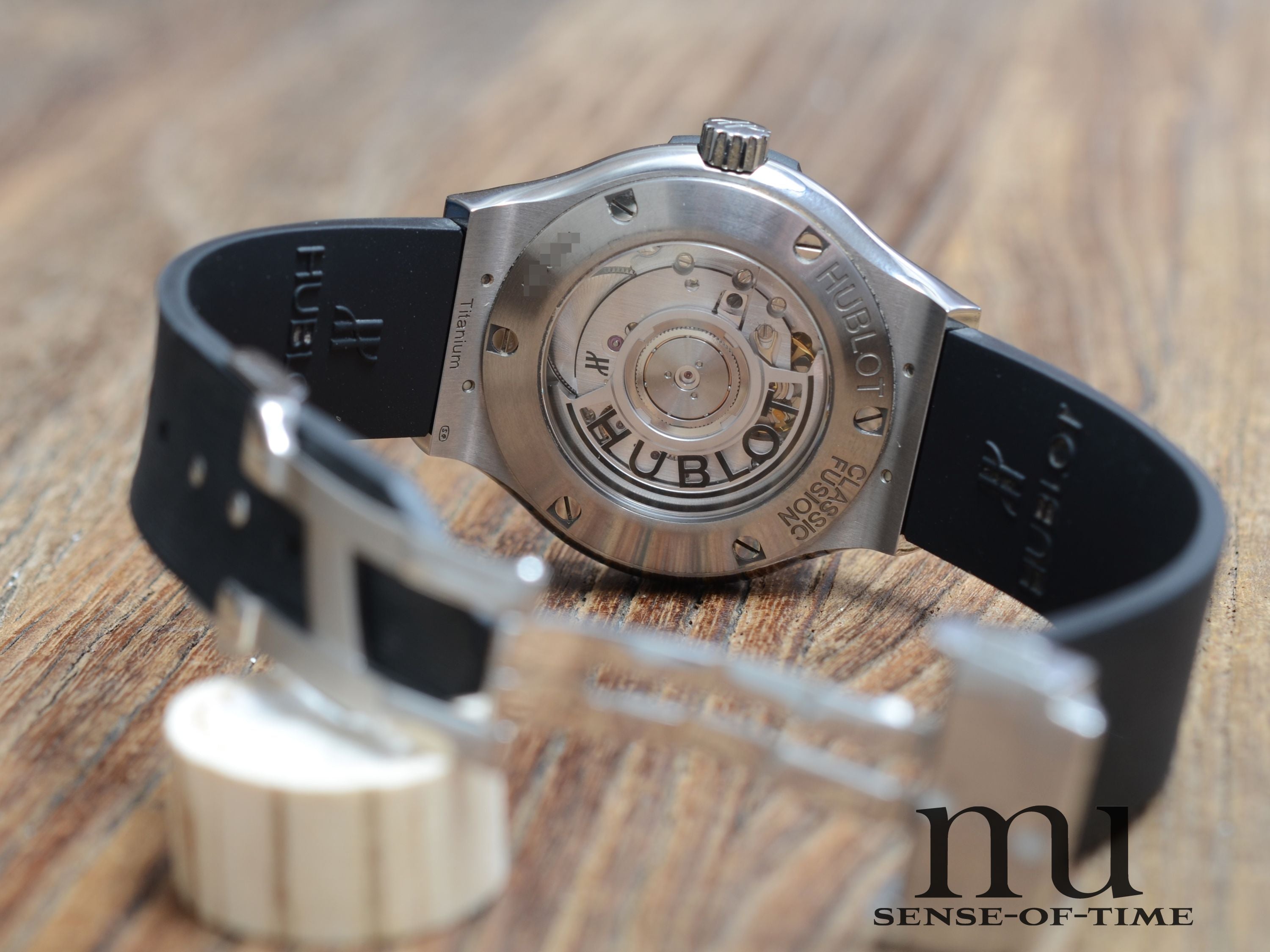 Hublot Classic Fusion, Medium 38mm, Schwarzes Zifferblatt