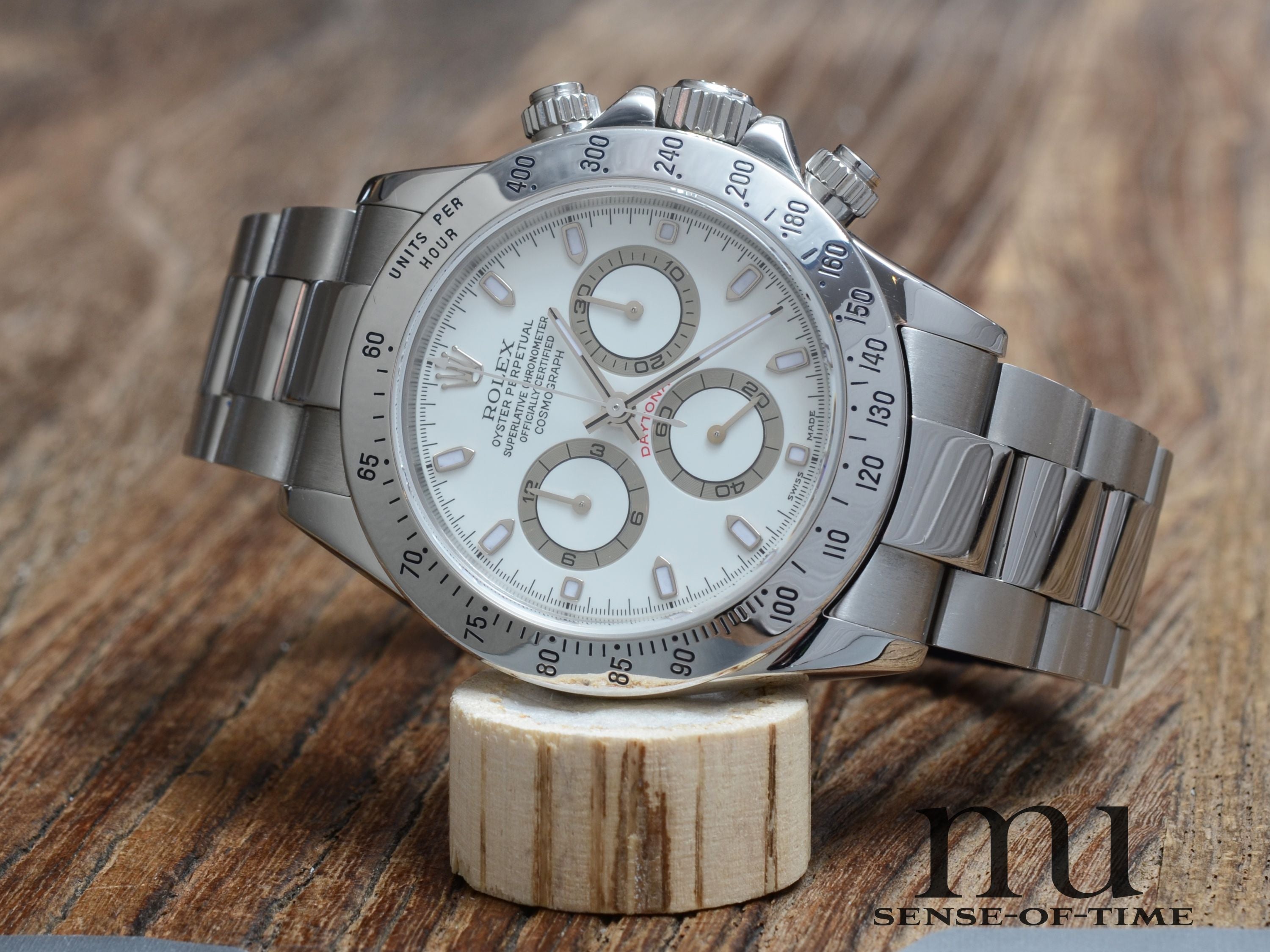 Rolex Daytona White Panna Cream Dial, Thin Hands, Ref.: 116520