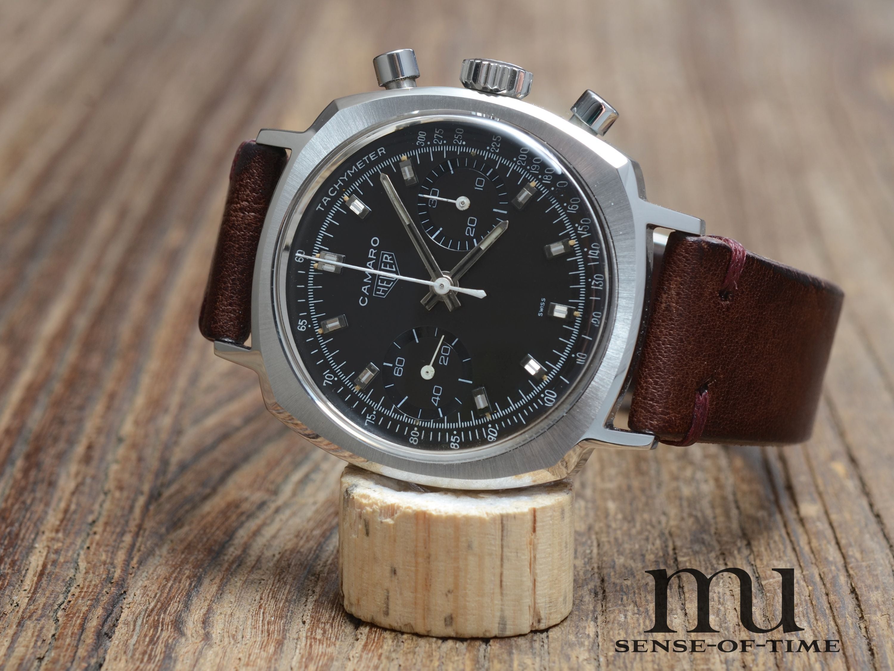 Heuer Camaro Vintage Chronograph mit Heuer-Service und Herstellergarantie, Ref.: 7743