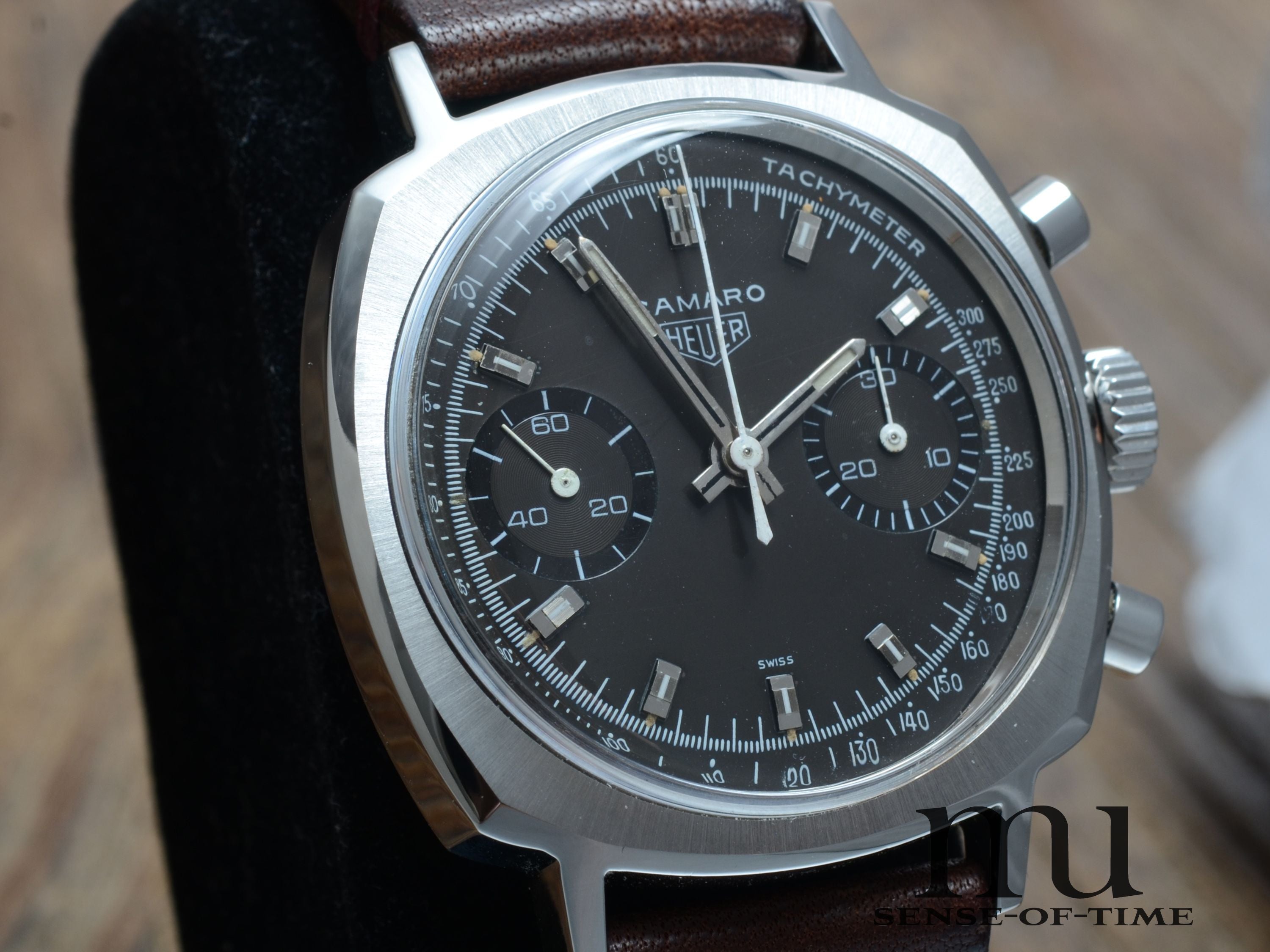 Heuer Camaro Vintage Chronograph mit Heuer-Service und Herstellergarantie, Ref.: 7743