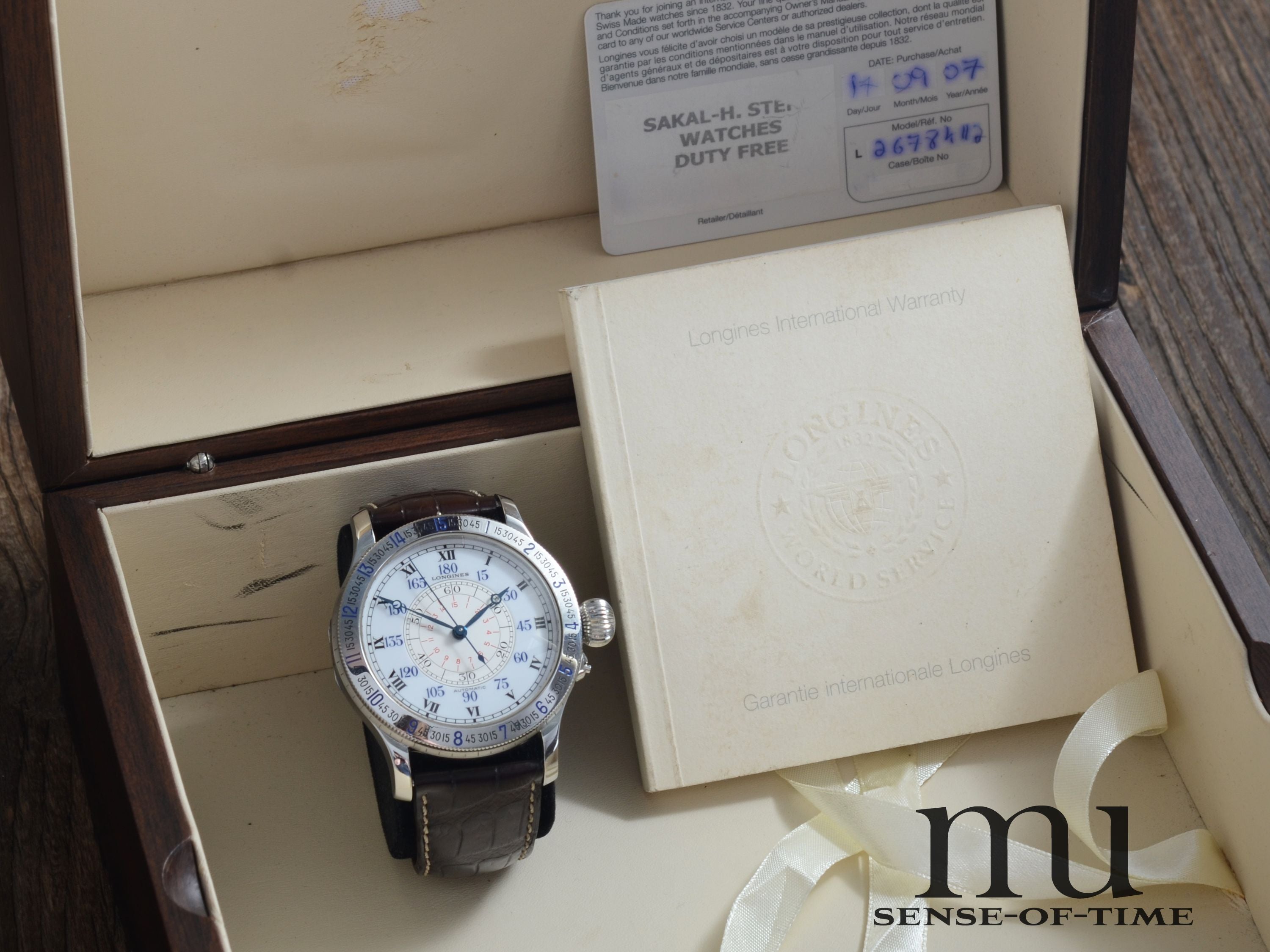 Longines Charles Lindbergh Hour Angle 47mm, Ref.: L2.678