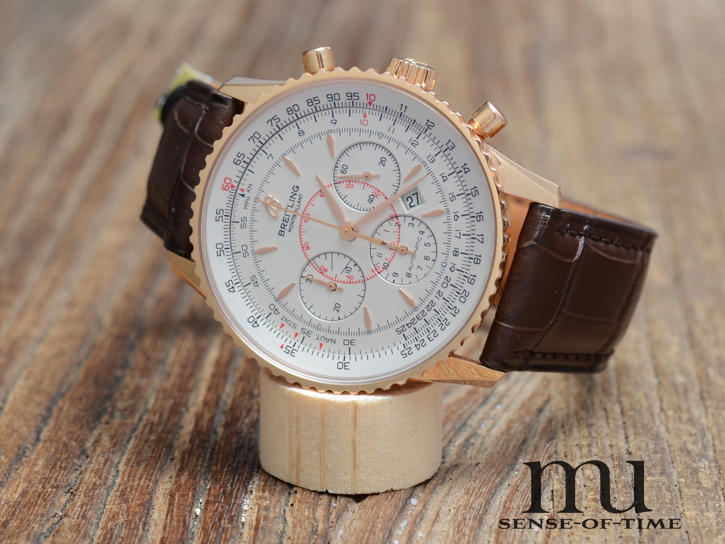 Breitling Navitimer Montbrillant 38mm 18kt Roségold, Ref.: R41370