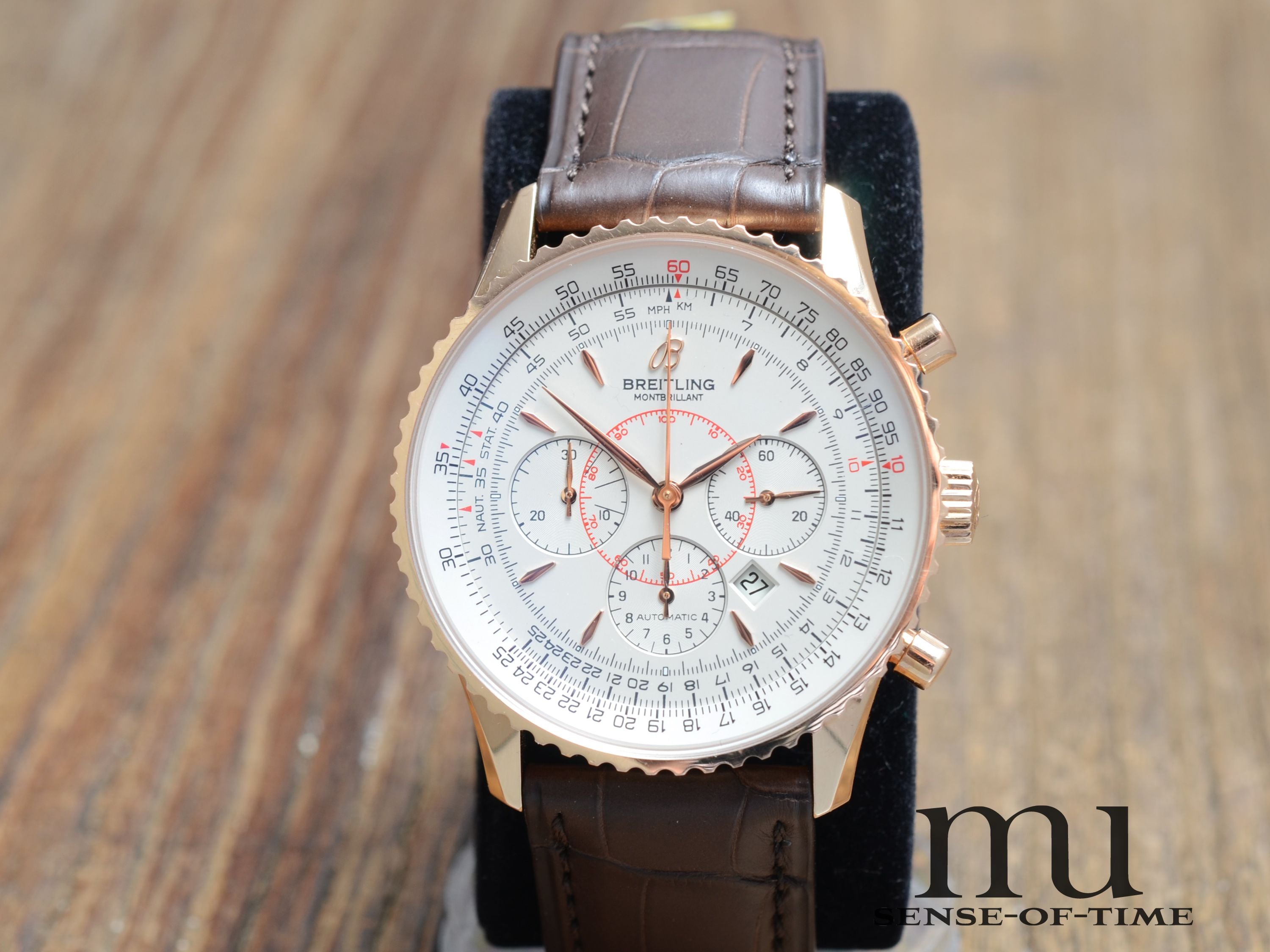 Breitling Navitimer Montbrillant 38mm 18kt Roségold, Ref.: R41370