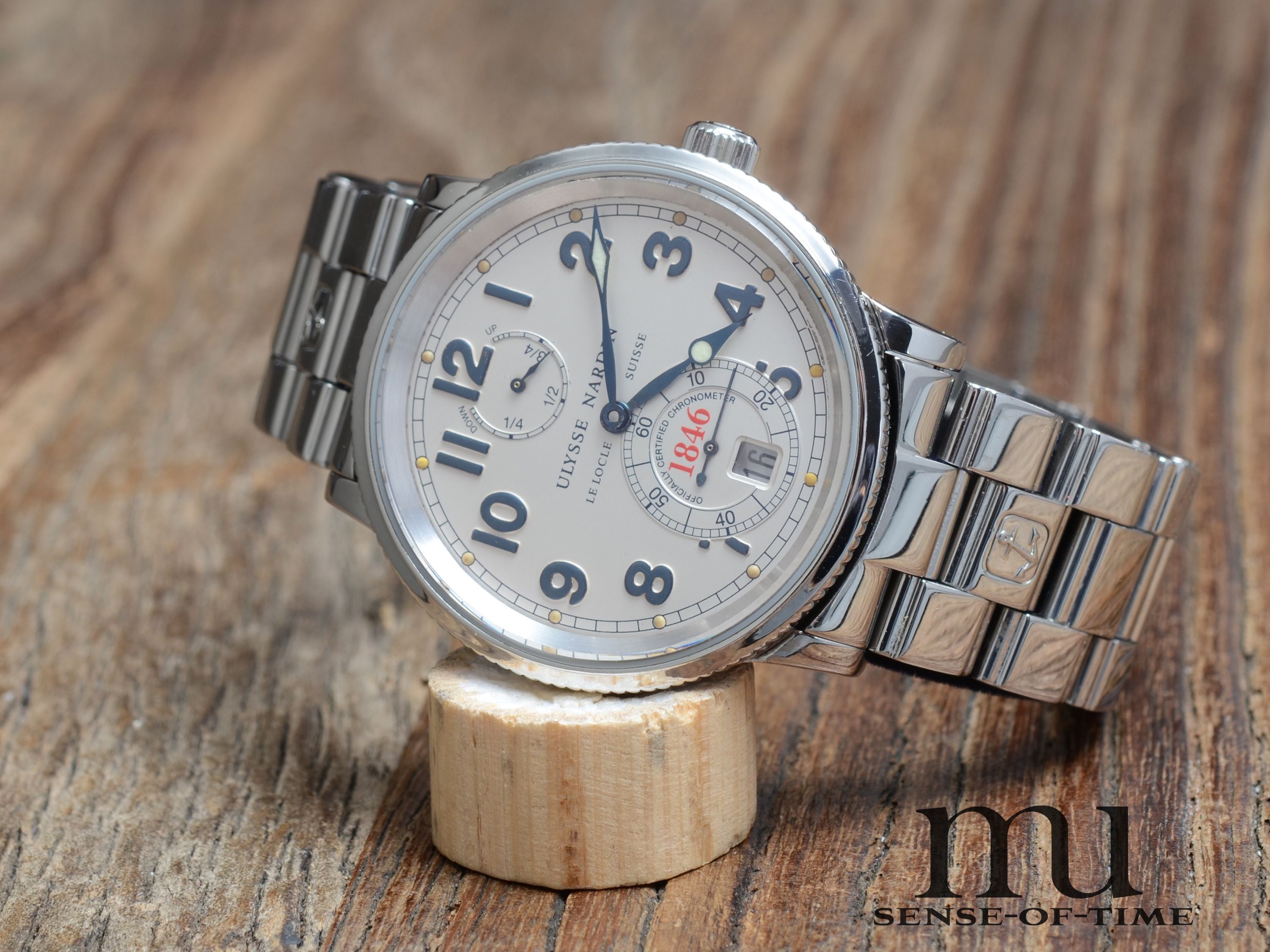 Ulysse Nardin Marine Chronometer 1846 mit Stahlband, Ref.: 263-22