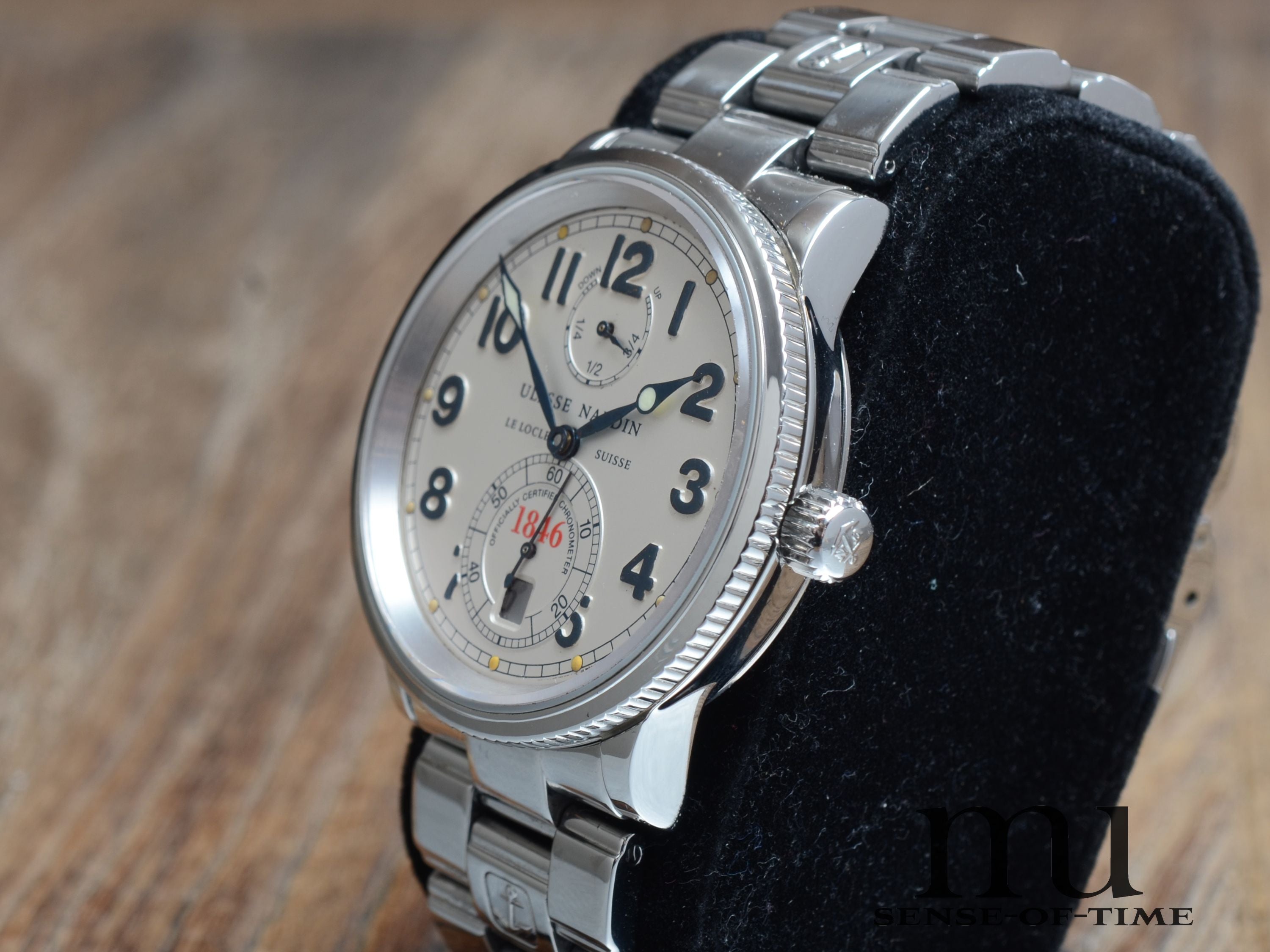 Ulysse Nardin Marine Chronometer 1846 mit Stahlband, Ref.: 263-22