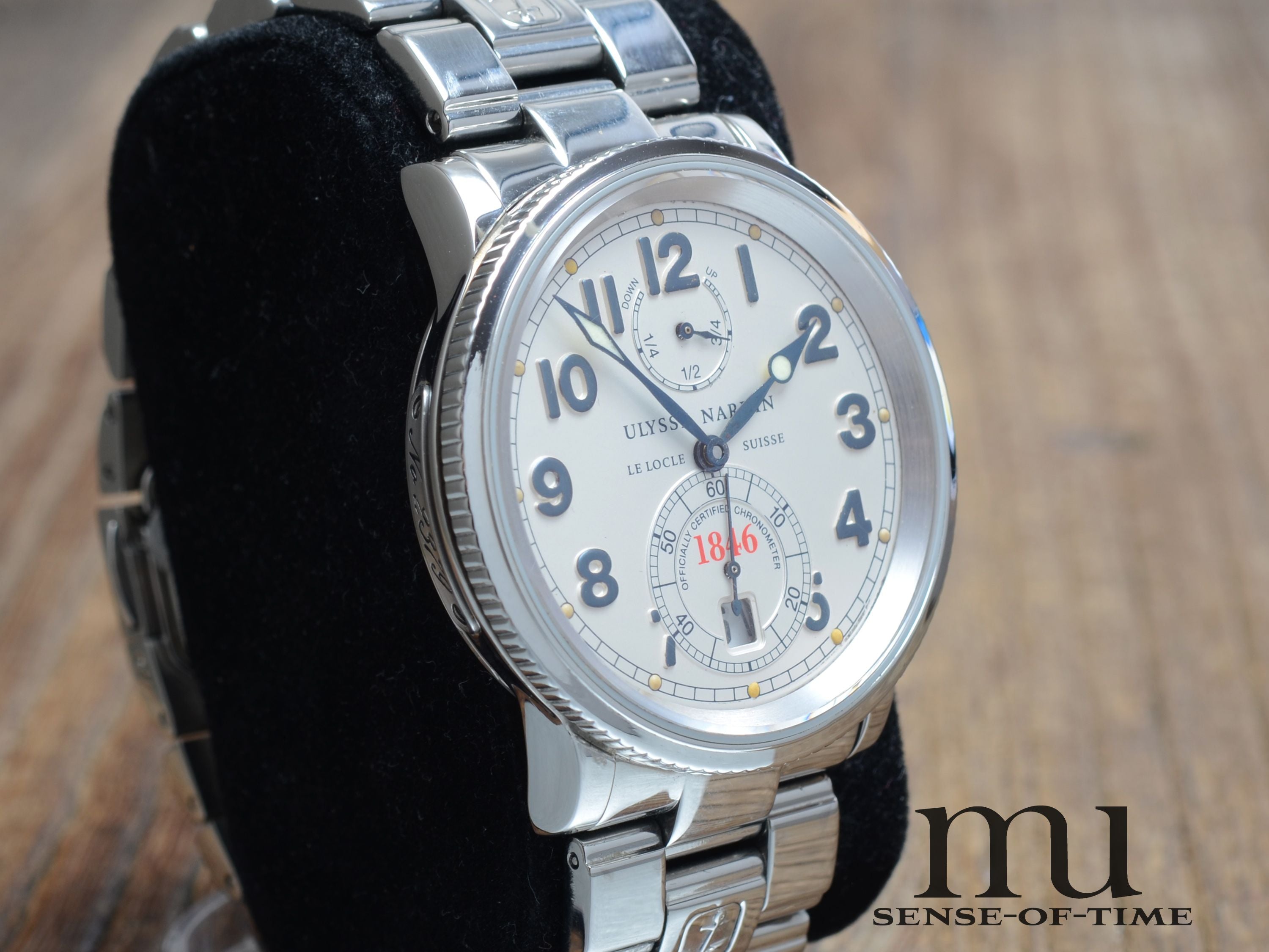 Ulysse Nardin Marine Chronometer 1846 mit Stahlband, Ref.: 263-22