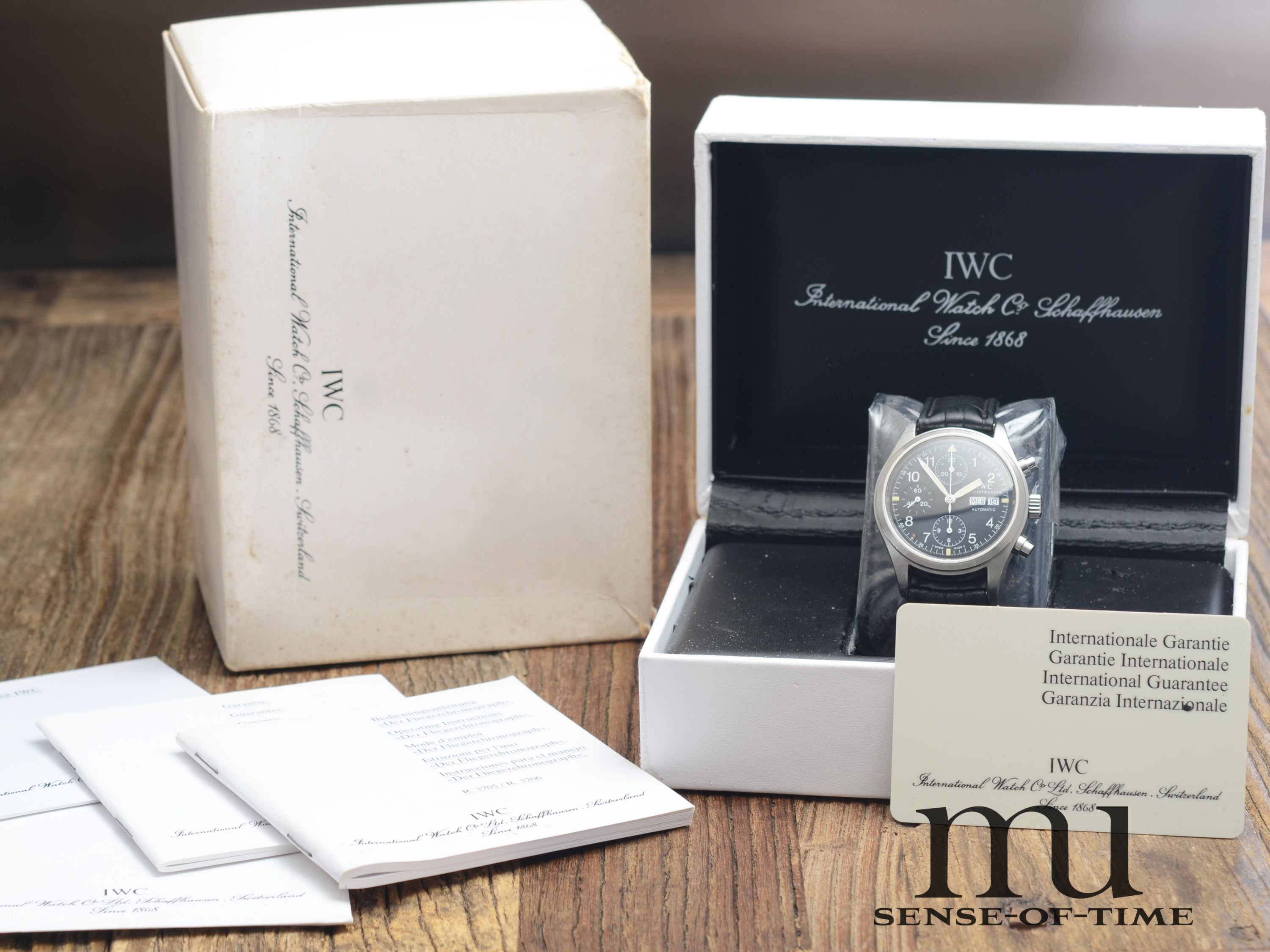 IWC Pilot Flieger-Chronograph, Vintage Tritium, Ref.: IW3706