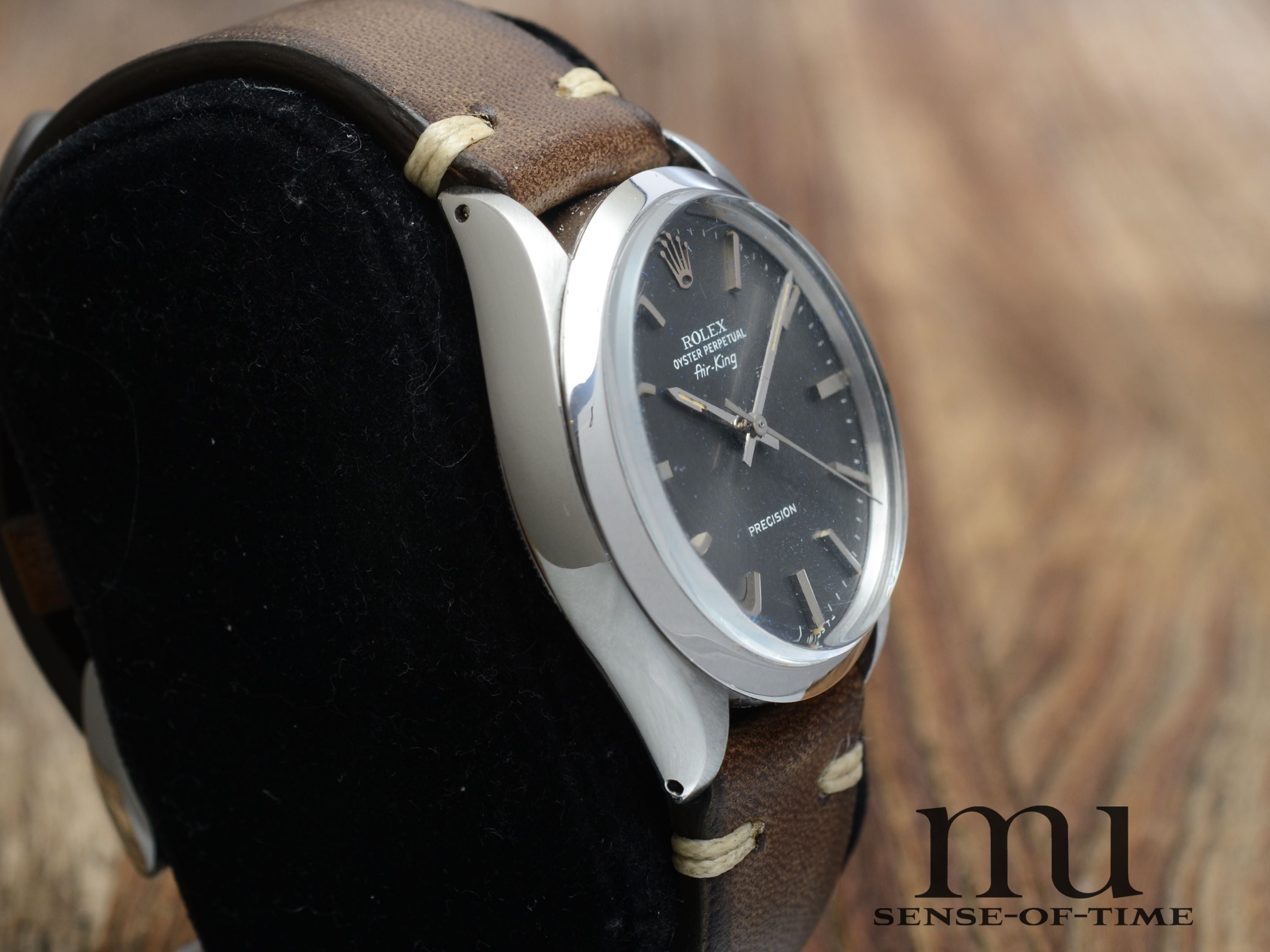 Rolex Air King 34mm Vintage Tritium Graues Zifferblatt, Ref: 5500