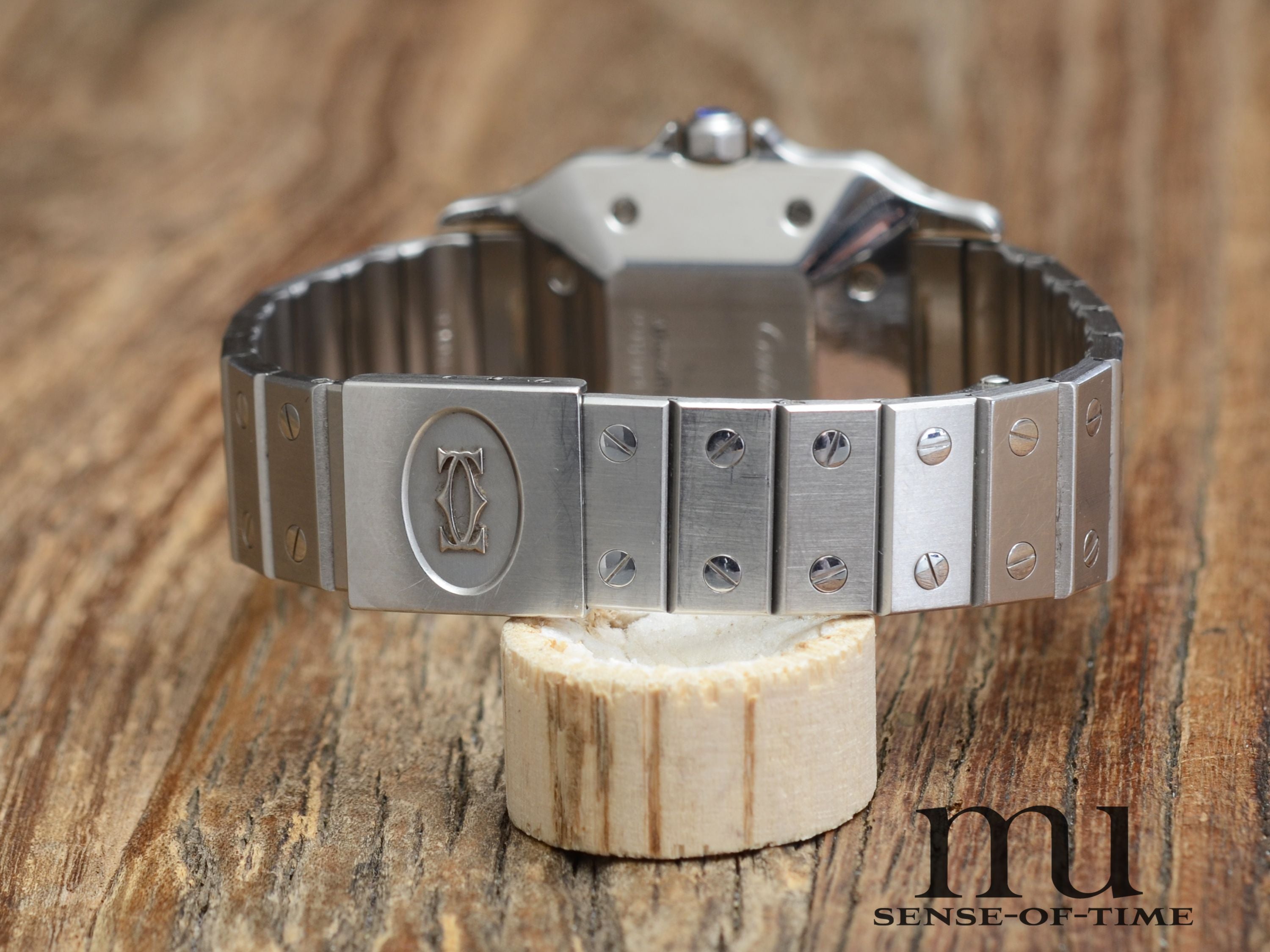 Cartier Santos Automatik Stahl Medium, Ref.: 2960