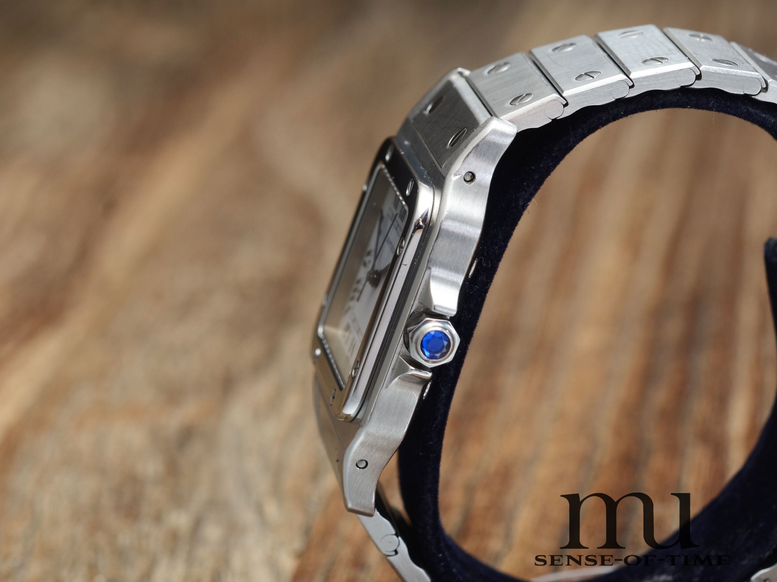 Cartier Santos Automatik Stahl Medium, Ref.: 2960