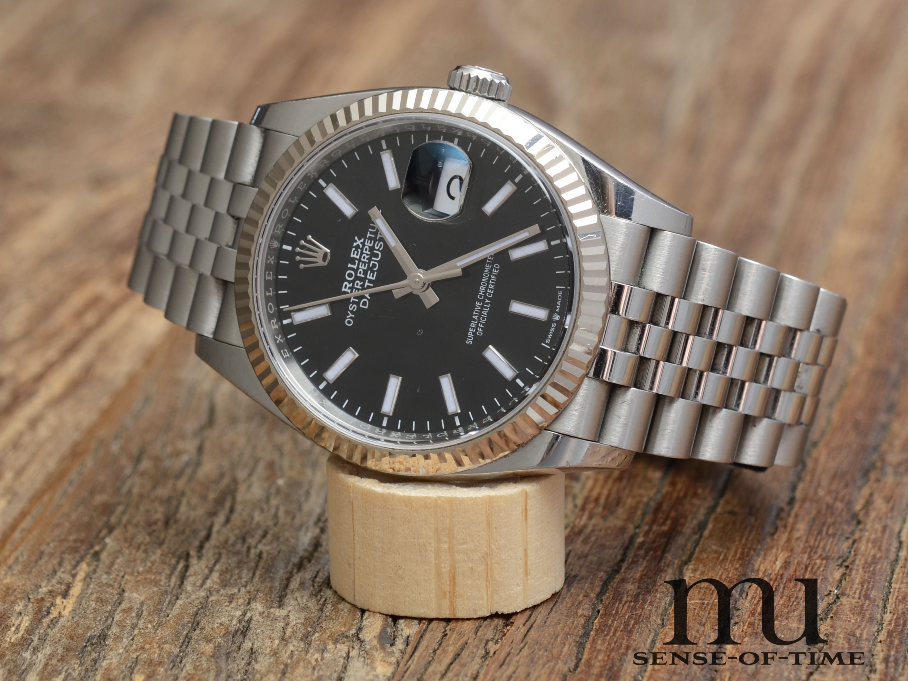 Rolex Datejust 36mm Schwarzes Zifferblatt Jubilee-Bracelet, Ref.: 126234