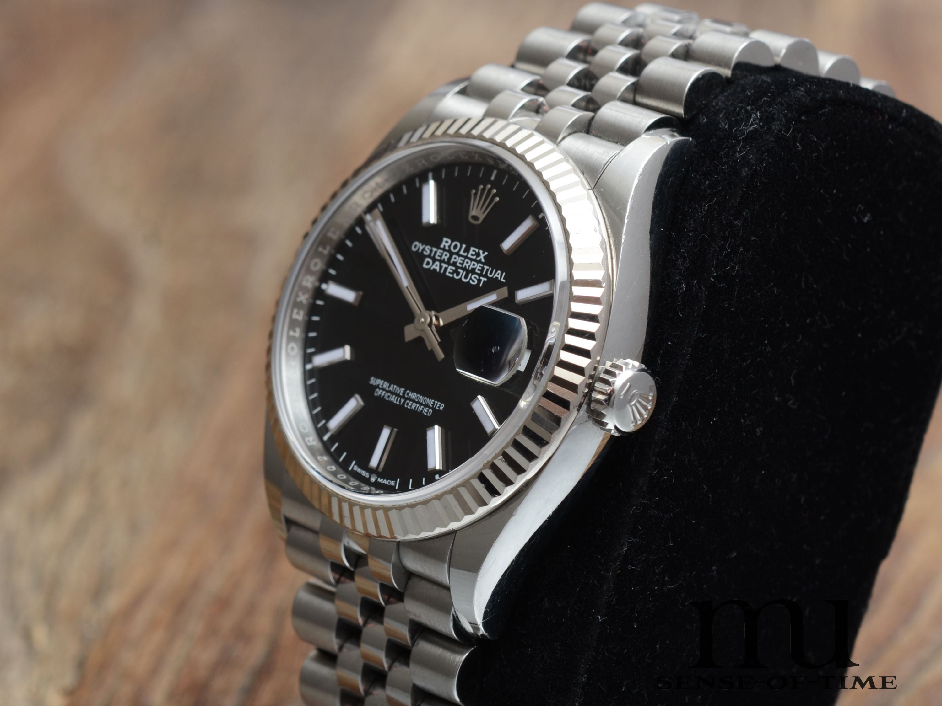 Rolex Datejust 36mm Schwarzes Zifferblatt Jubilee-Bracelet, Ref.: 126234