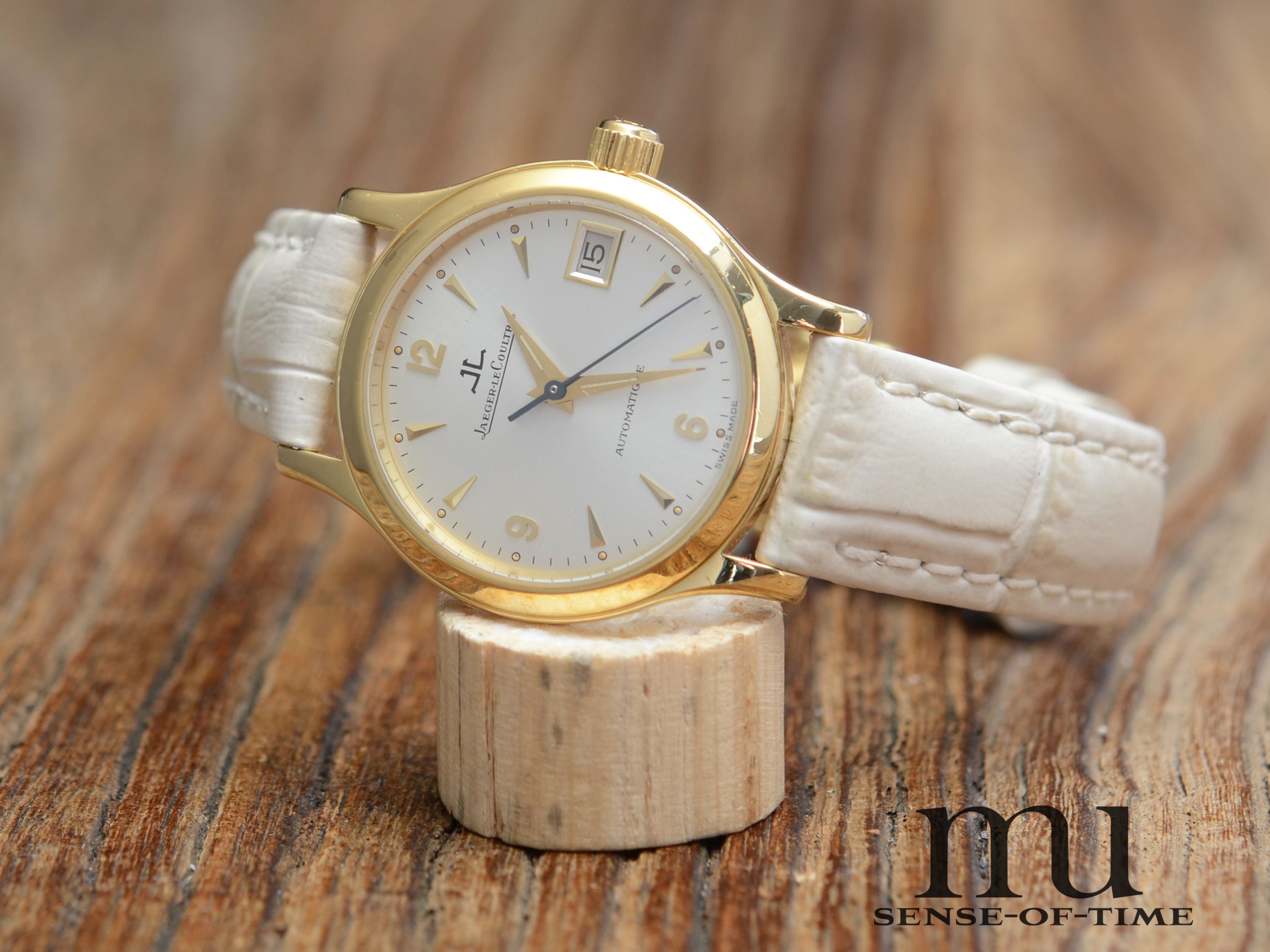 Jaeger leCoultre Master Control Lady 18kt Gold Automatik, Faltschließe, Ref: 143.1.60