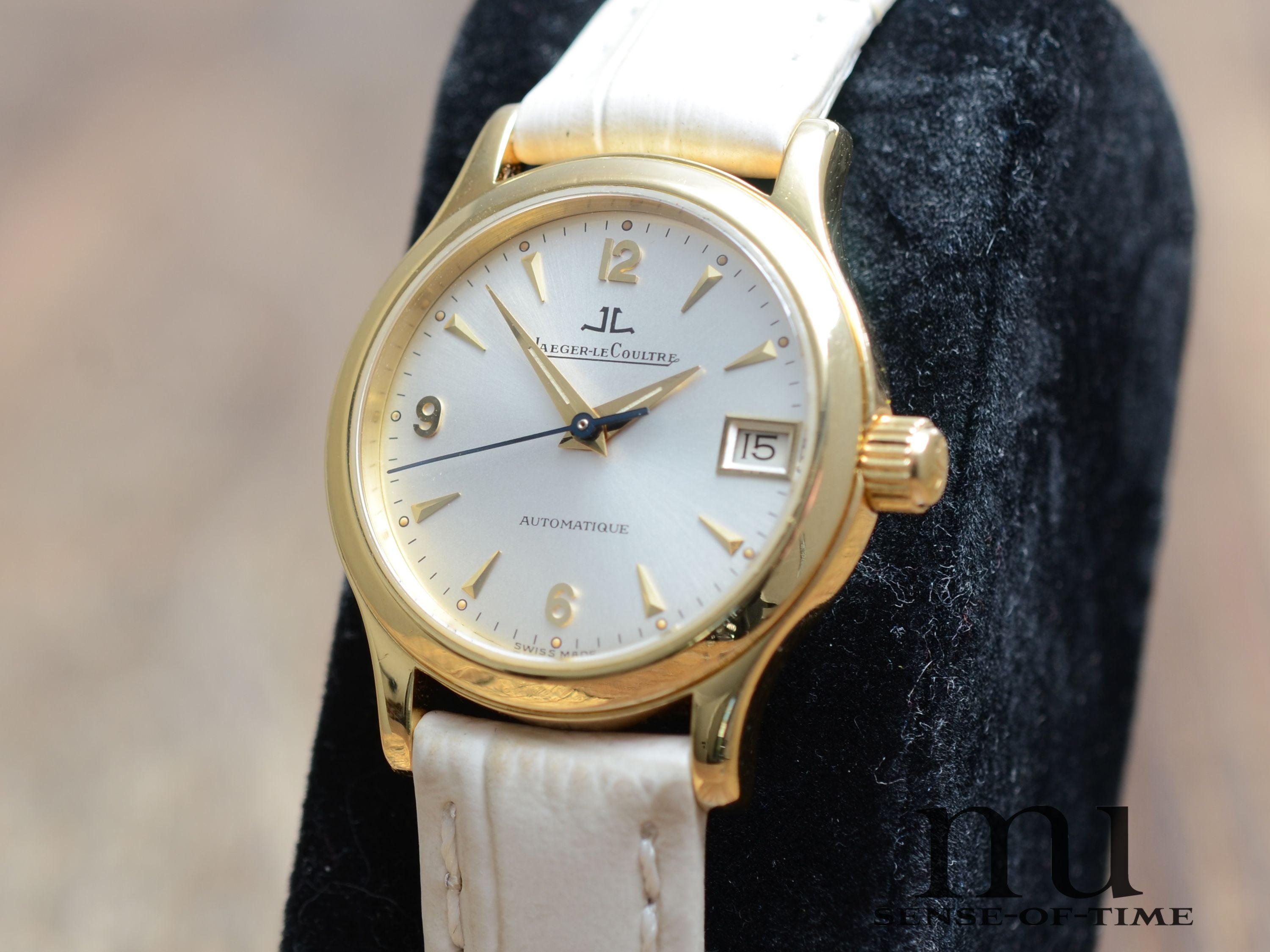 Jaeger leCoultre Master Control Lady 18kt Gold Automatik, Faltschließe, Ref: 143.1.60