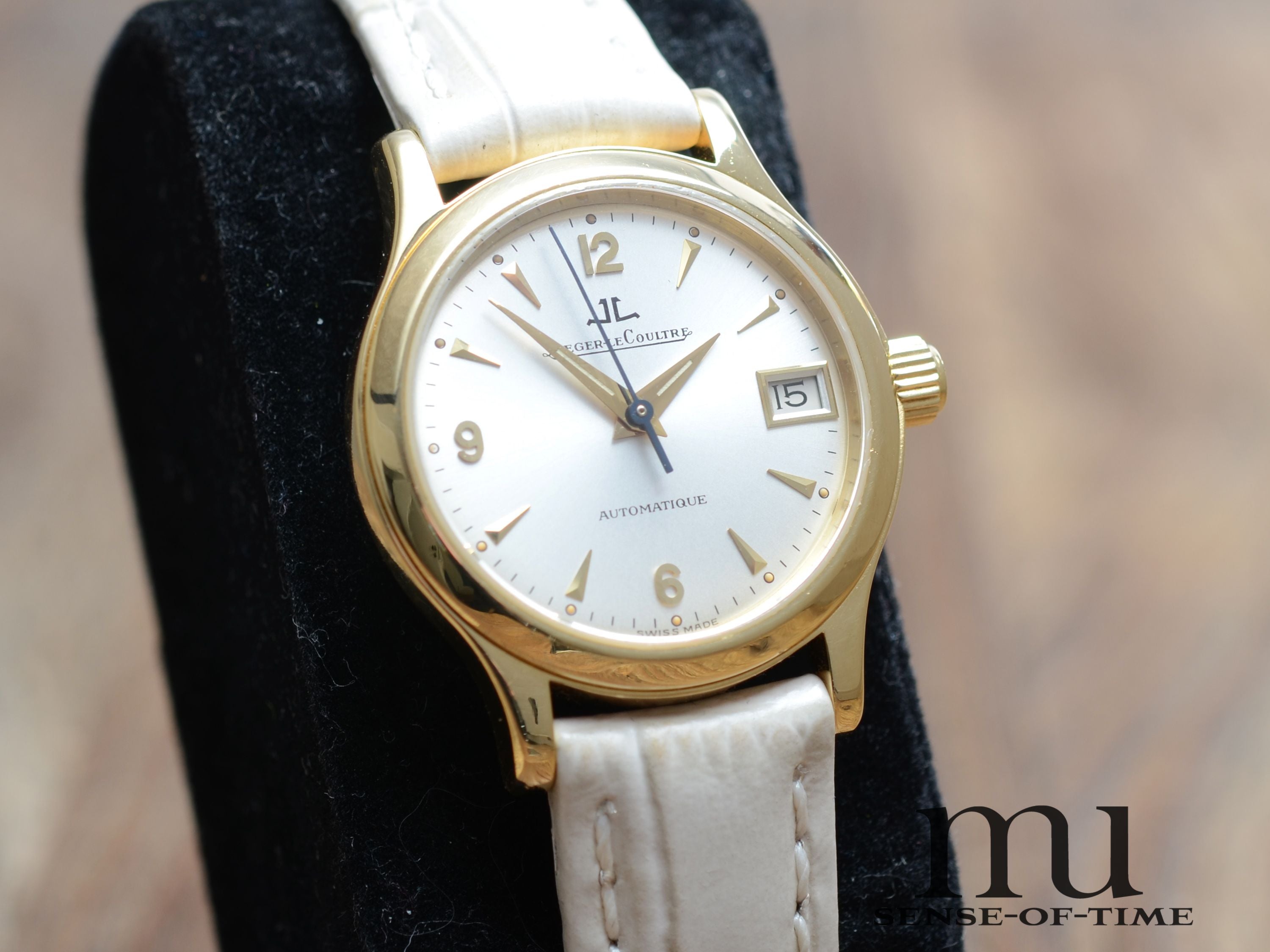 Jaeger leCoultre Master Control Lady 18kt Gold Automatik, Faltschließe, Ref: 143.1.60