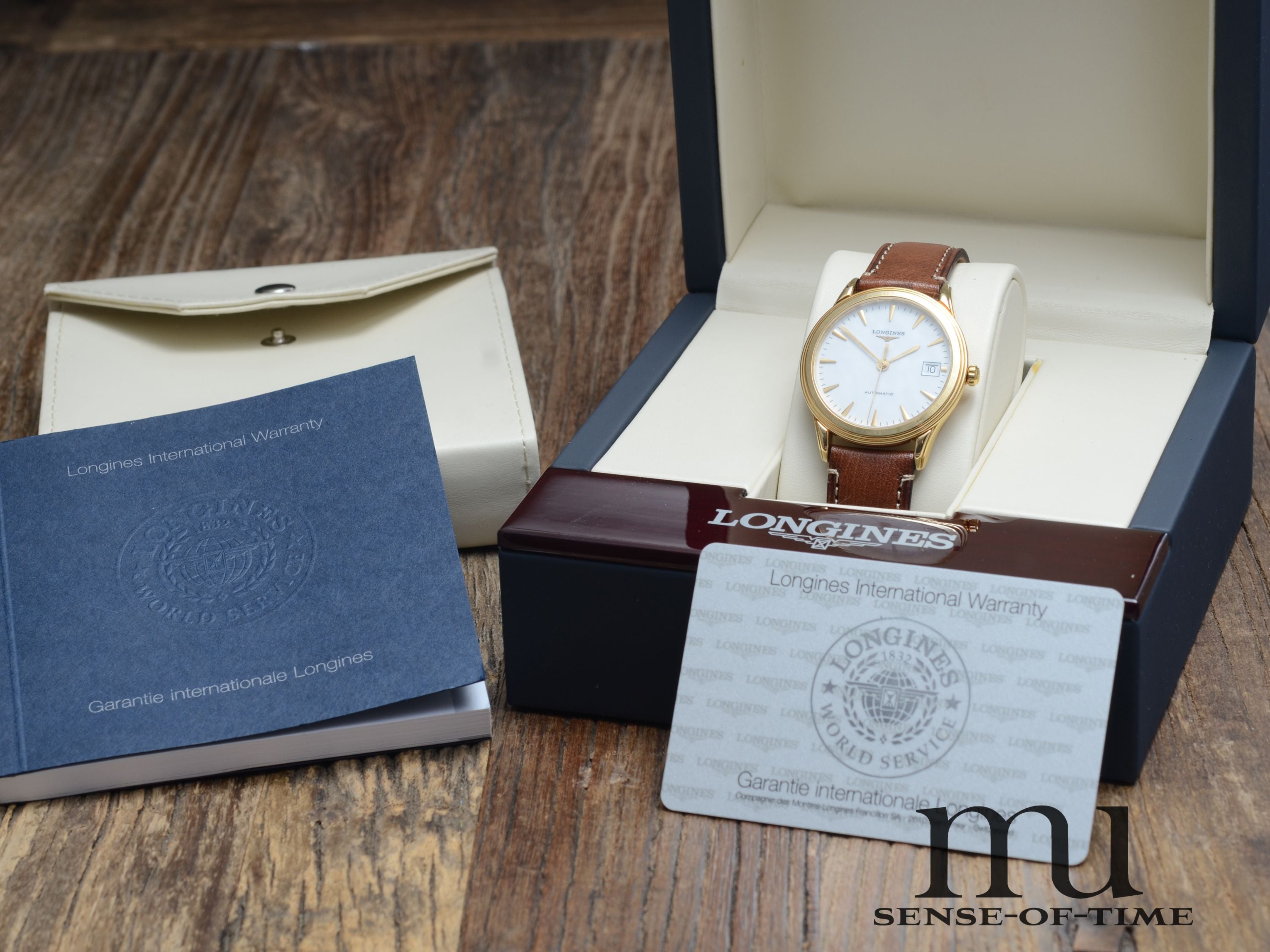 Longines Flagship Automatik, 18kt Gold, Ref.: L4.717