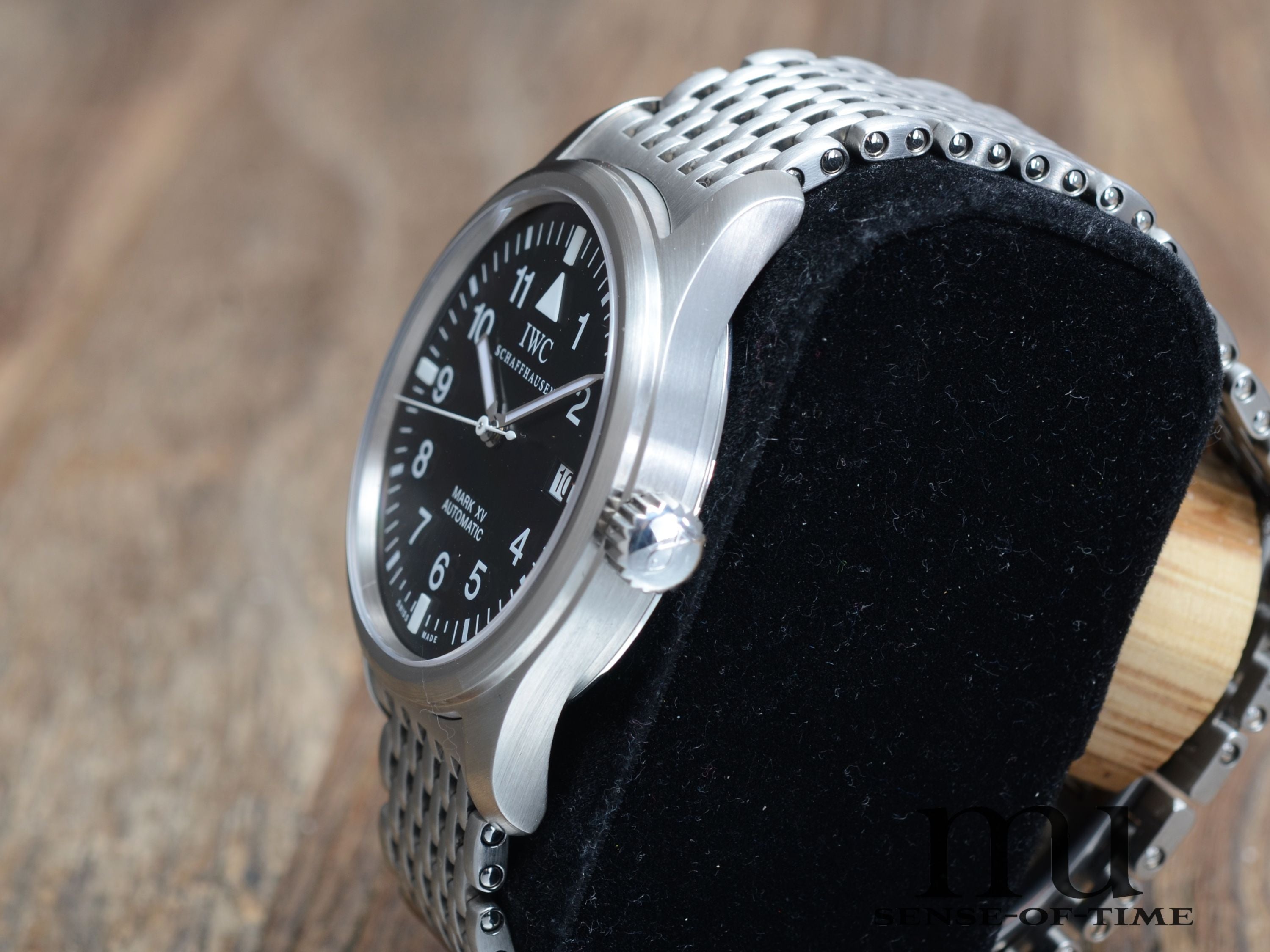 IWC Mark XV Fliegeruhr mit Bead of Rise Bracelet Pilot's Watch, IW3253