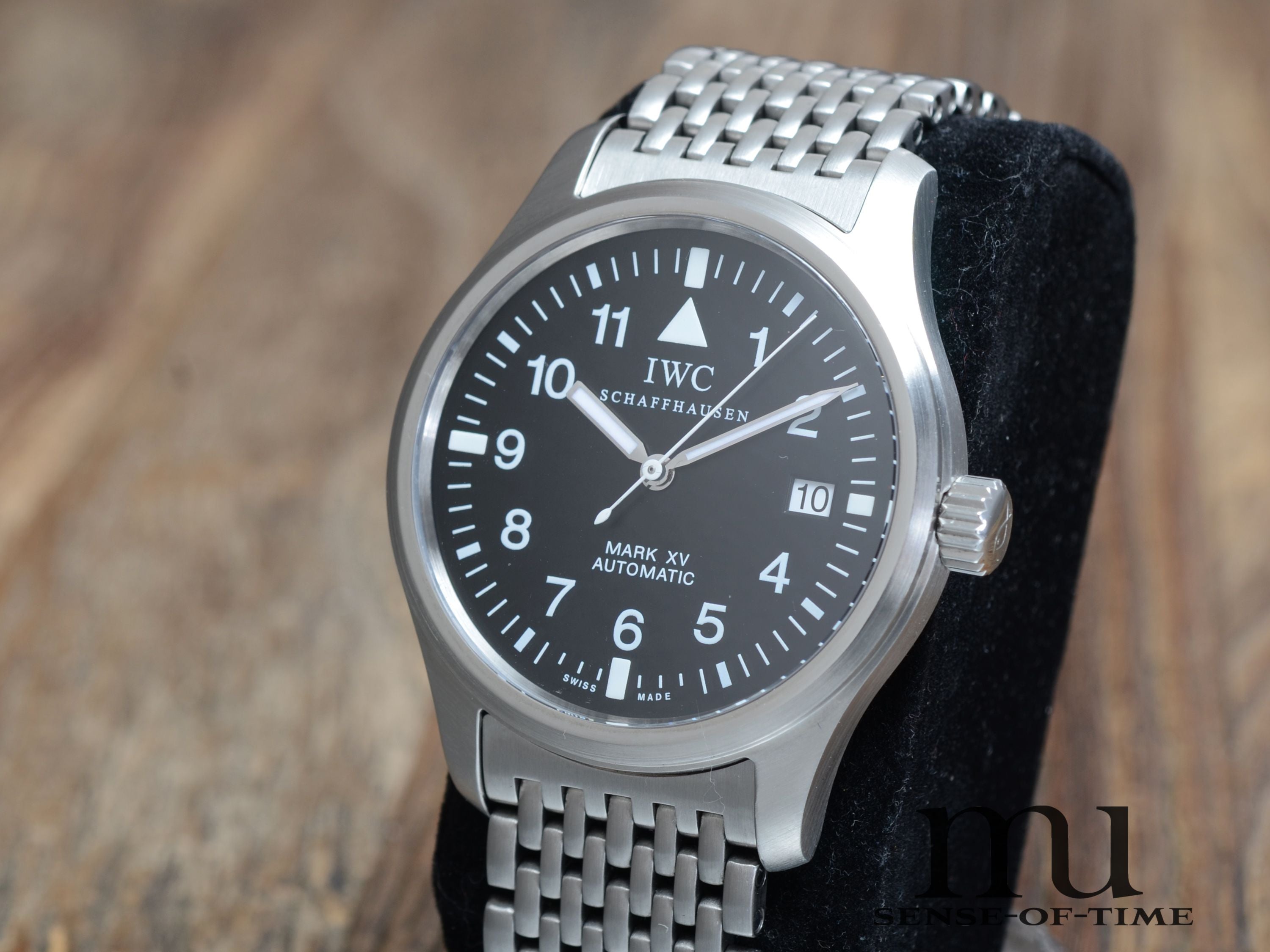 IWC Mark XV Fliegeruhr mit Bead of Rise Bracelet Pilot's Watch, IW3253