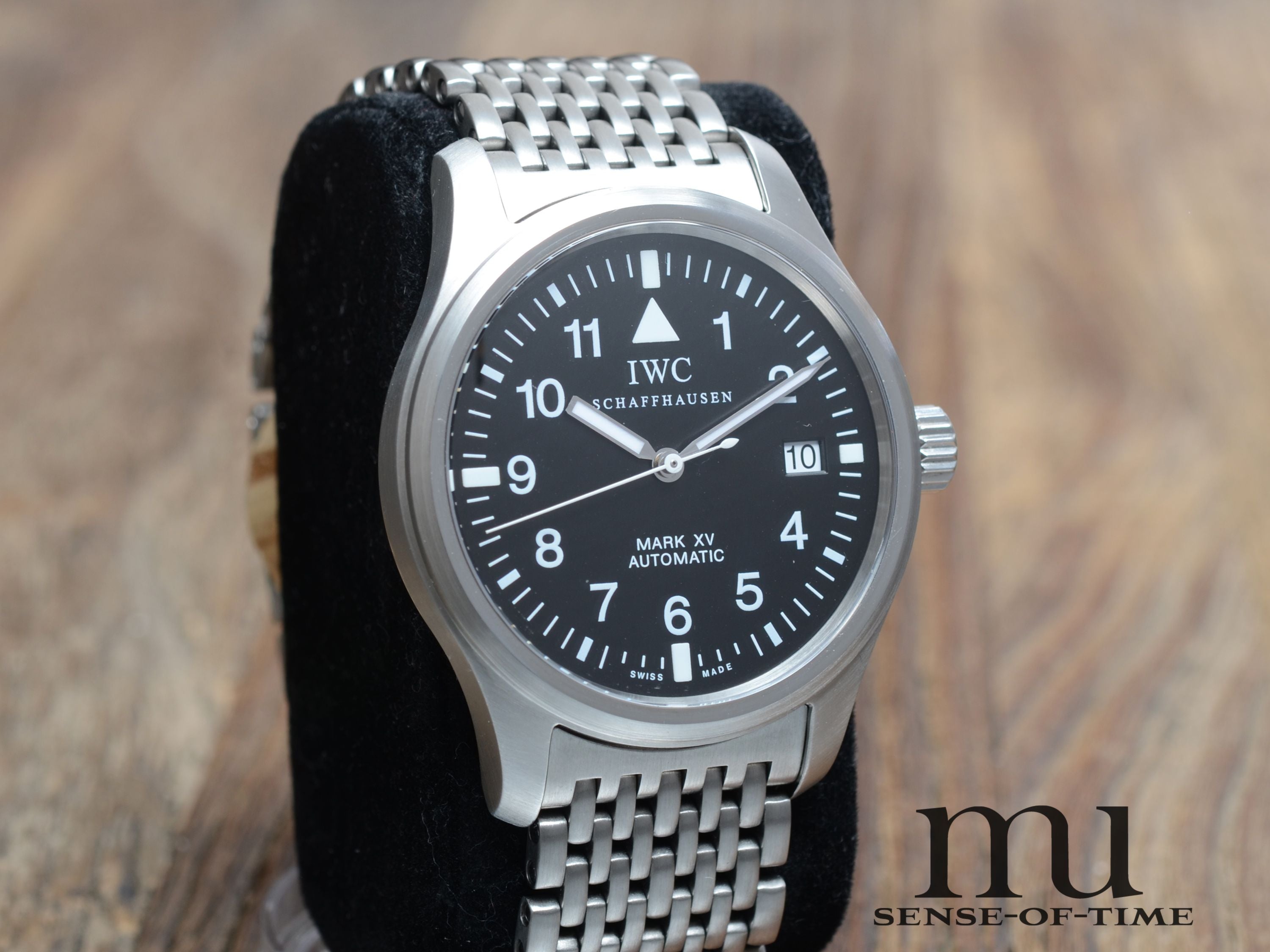 IWC Mark XV Fliegeruhr mit Bead of Rise Bracelet Pilot's Watch, IW3253