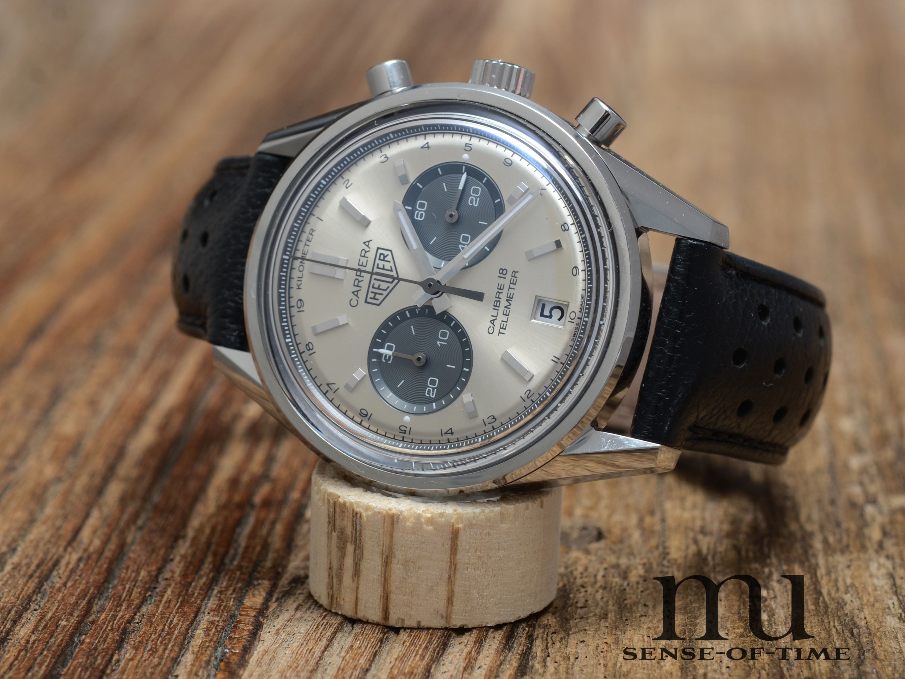 Heuer Carrera Heritage Telemeter Chronograph Re-Edition, Ref.: CAR221A