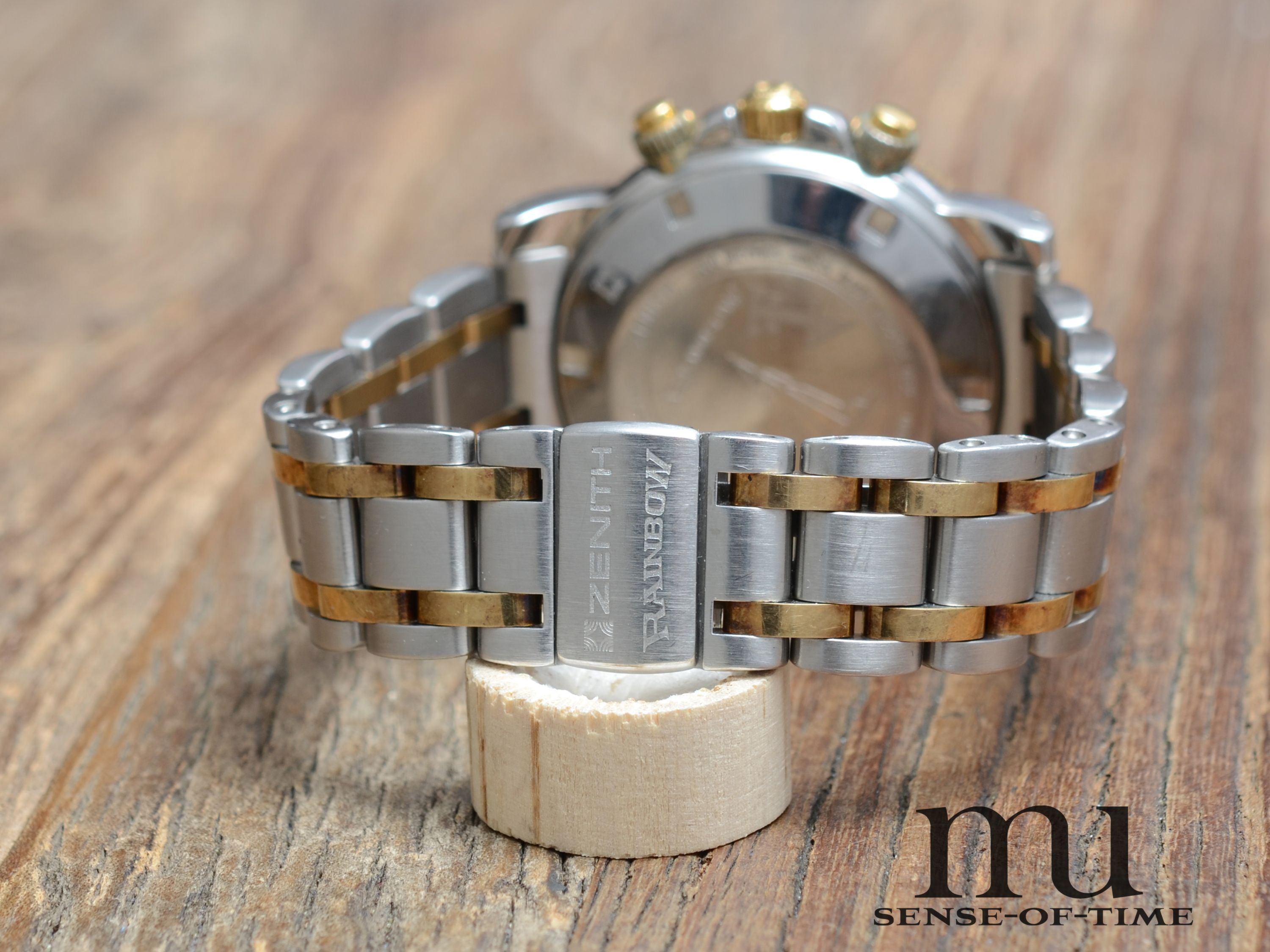 Zenith Rainbow el primero Stahl/Gold mit blauem Zifferblatt, Ref. 0370