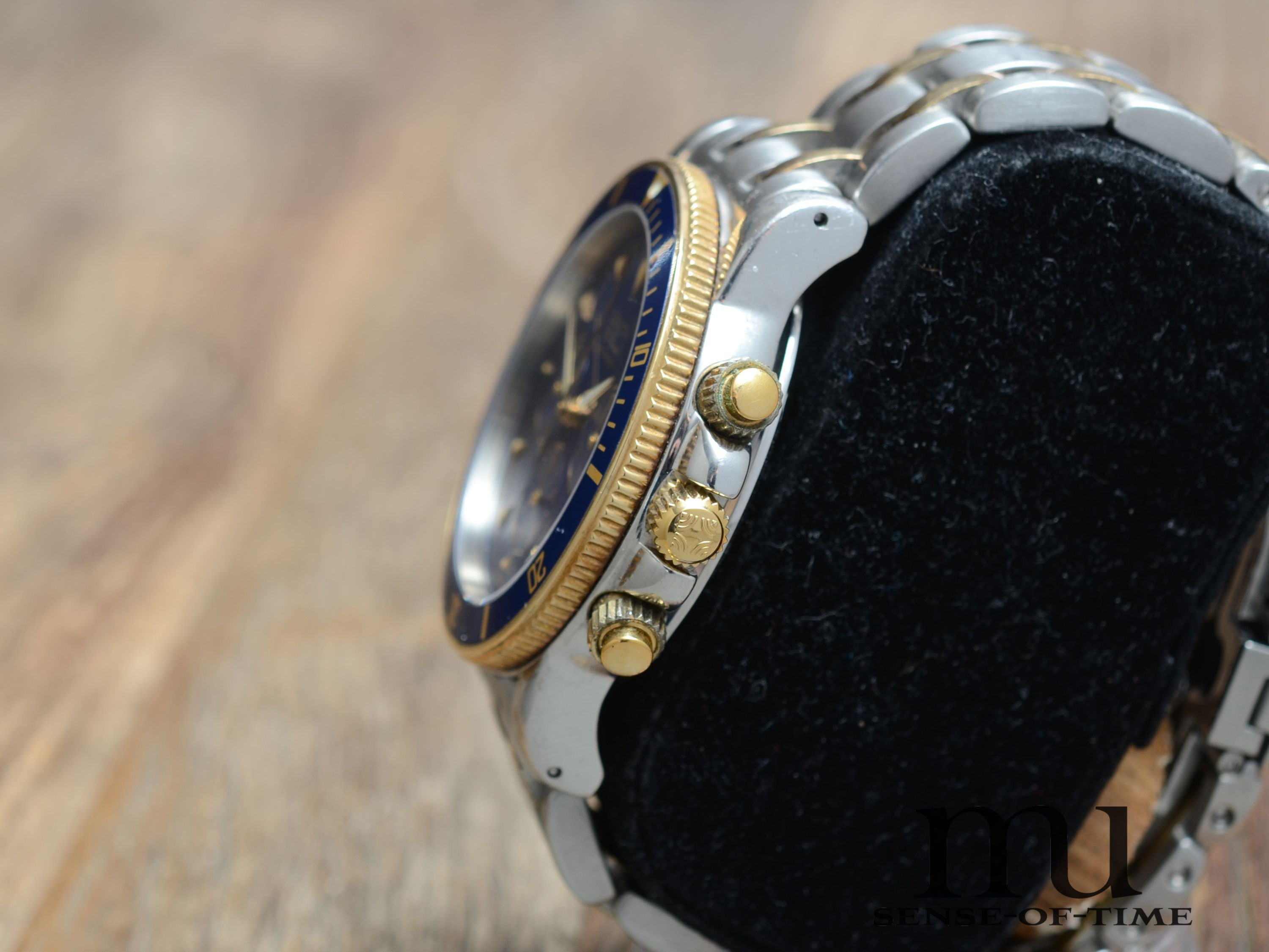 Zenith Rainbow el primero Stahl/Gold mit blauem Zifferblatt, Ref. 0370