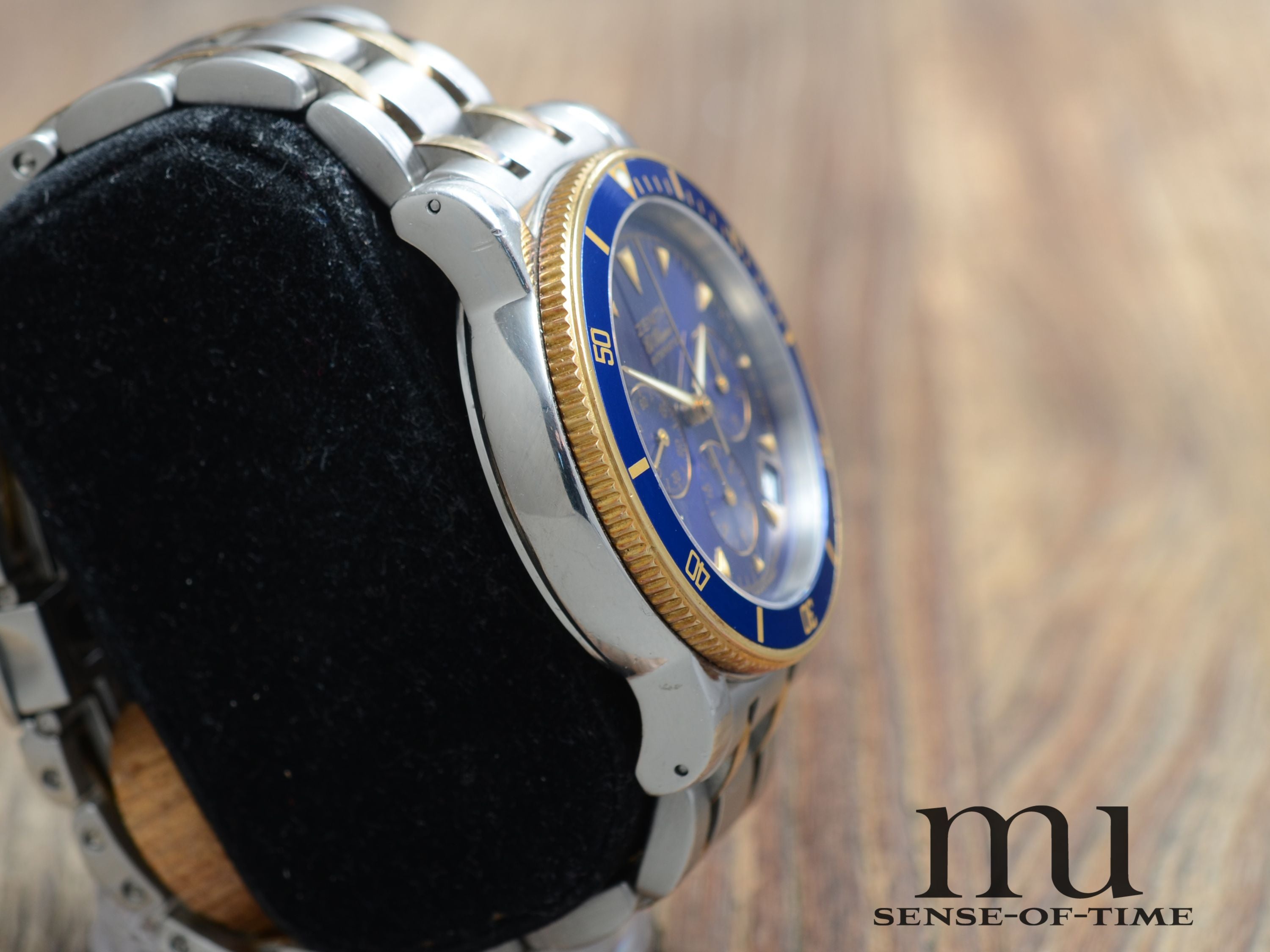 Zenith Rainbow el primero Stahl/Gold mit blauem Zifferblatt, Ref. 0370