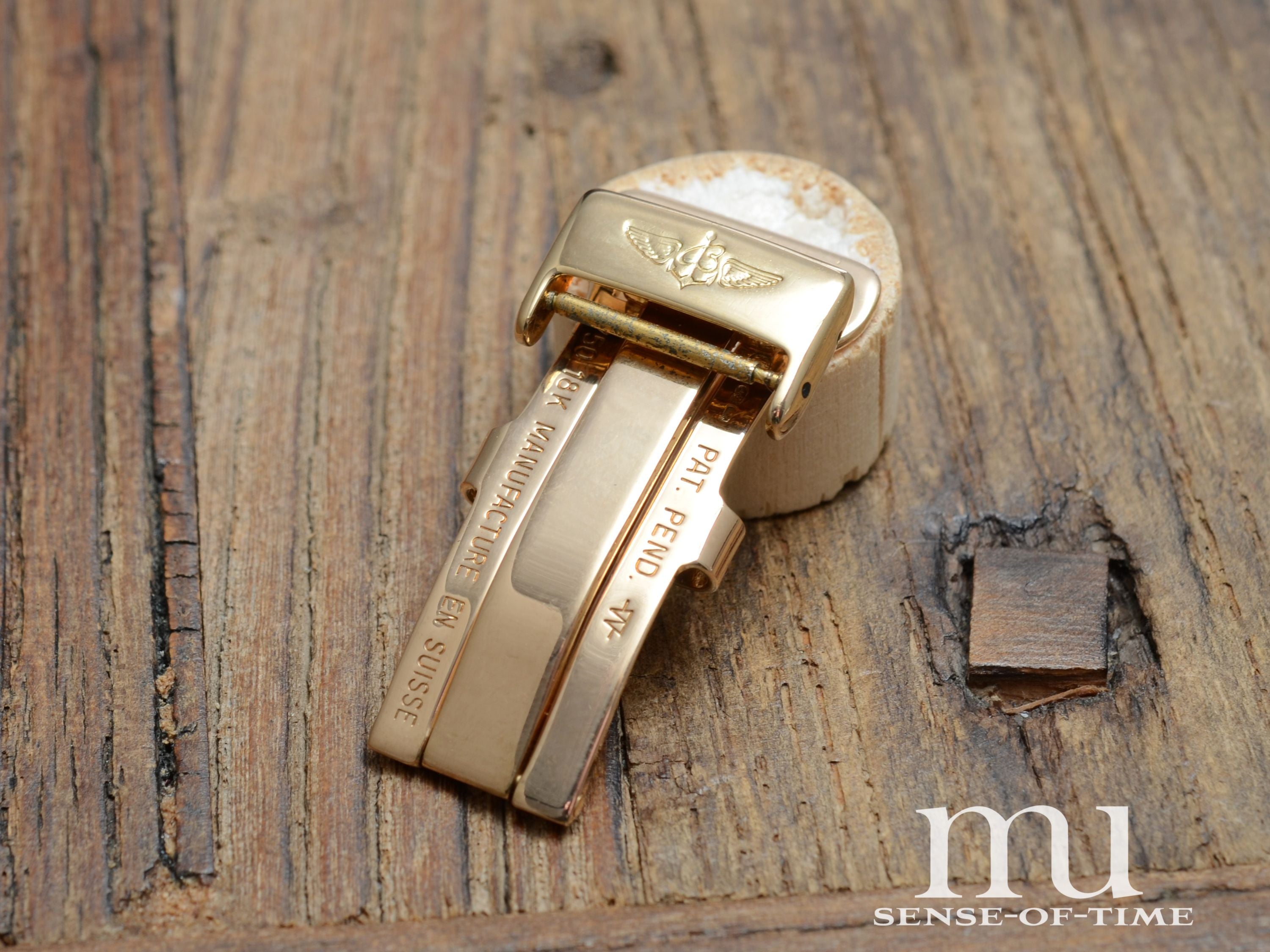 Zubehör: Breitling Faltschließe 18kt Gold 16mm