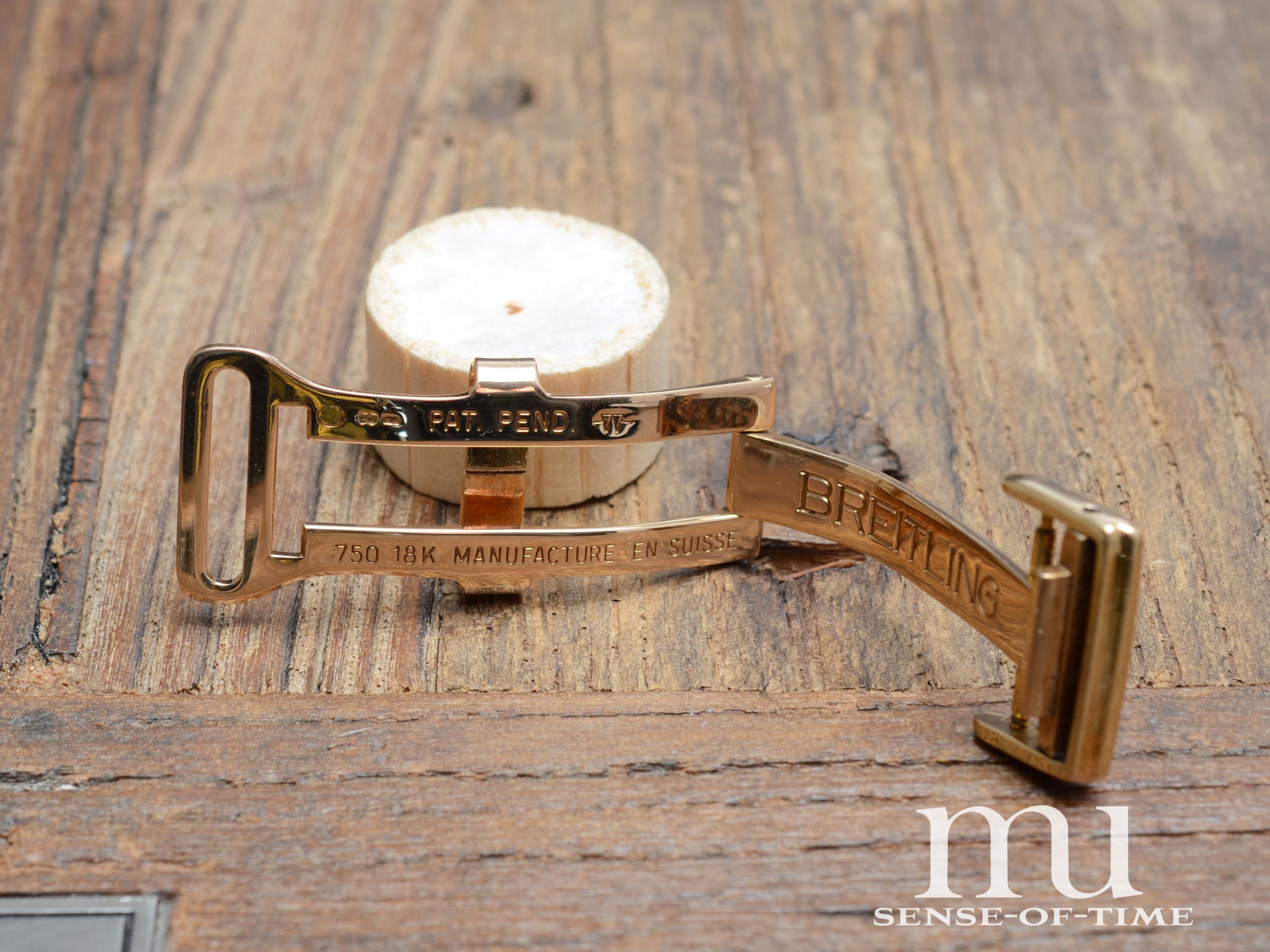 Zubehör: Breitling Faltschließe 18kt Gold 16mm