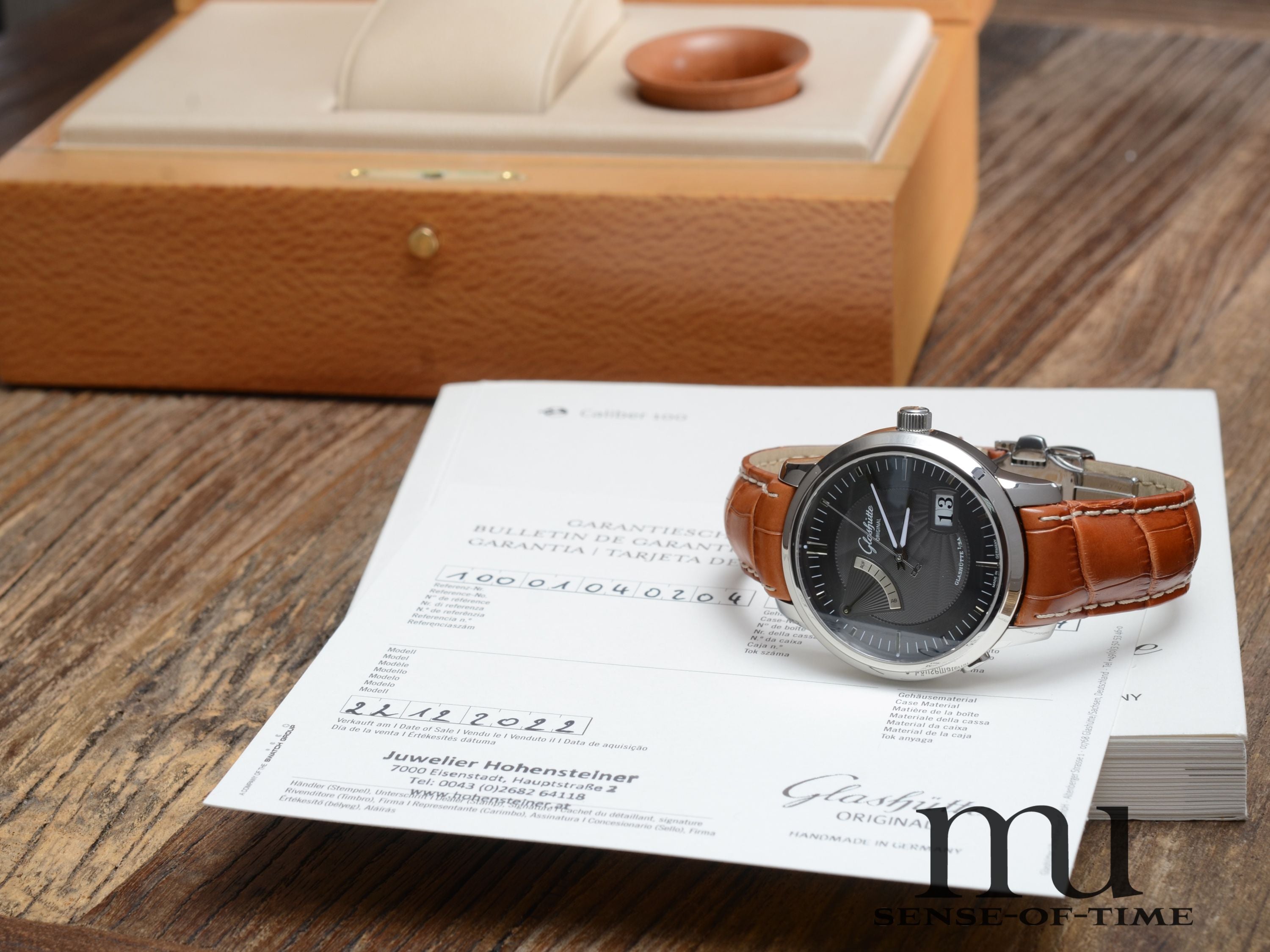 Glashütte Original Senator Auf und Ab Panoramadatum, Cal.: 100-01