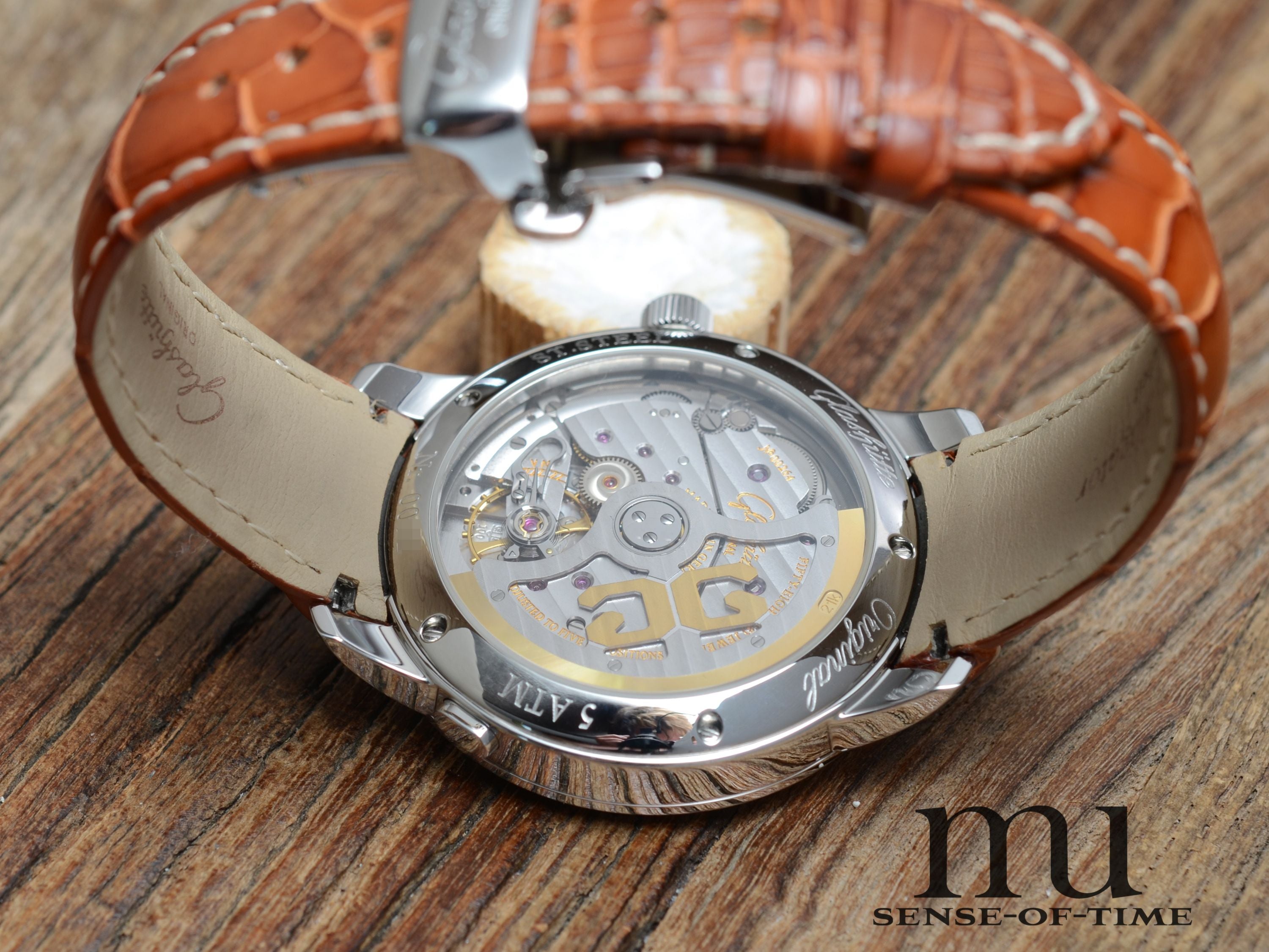 Glashütte Original Senator Auf und Ab Panoramadatum, Cal.: 100-01