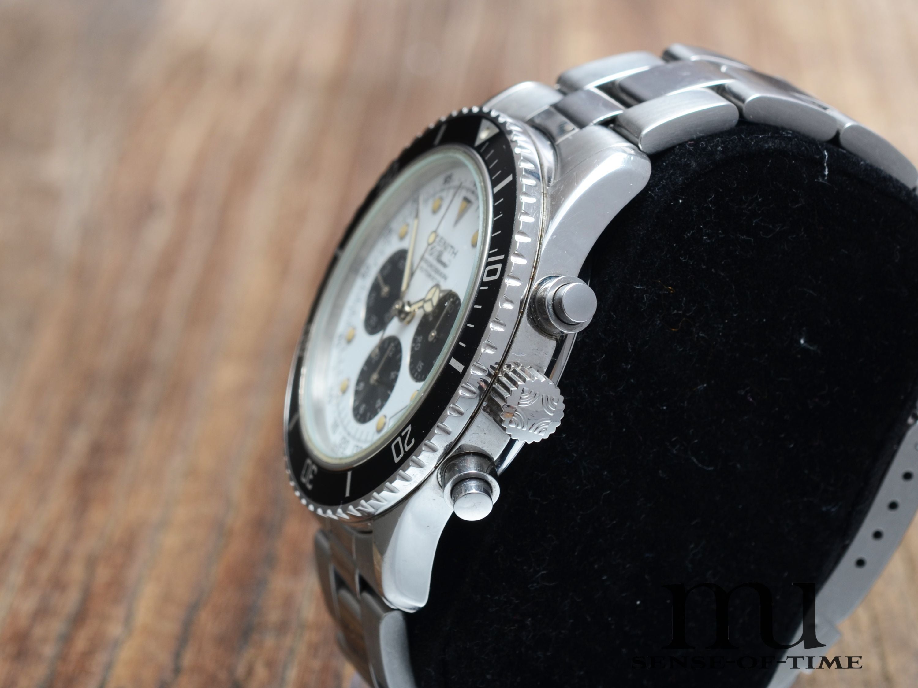 Zenith de Luca el primero, Vintage, Stahlband, Tritium, Ref.: 0310