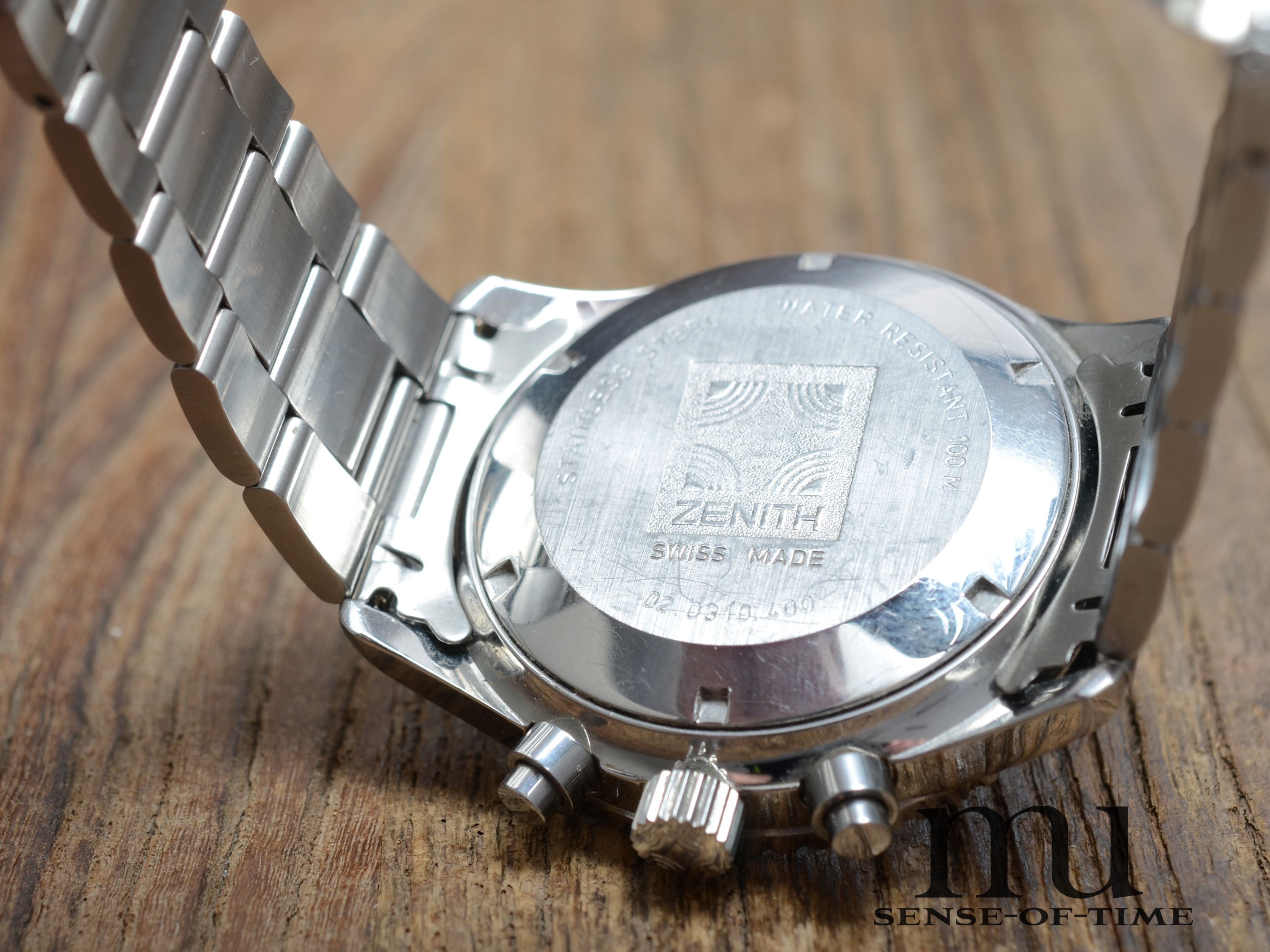 Zenith de Luca el primero, Vintage, Stahlband, Tritium, Ref.: 0310