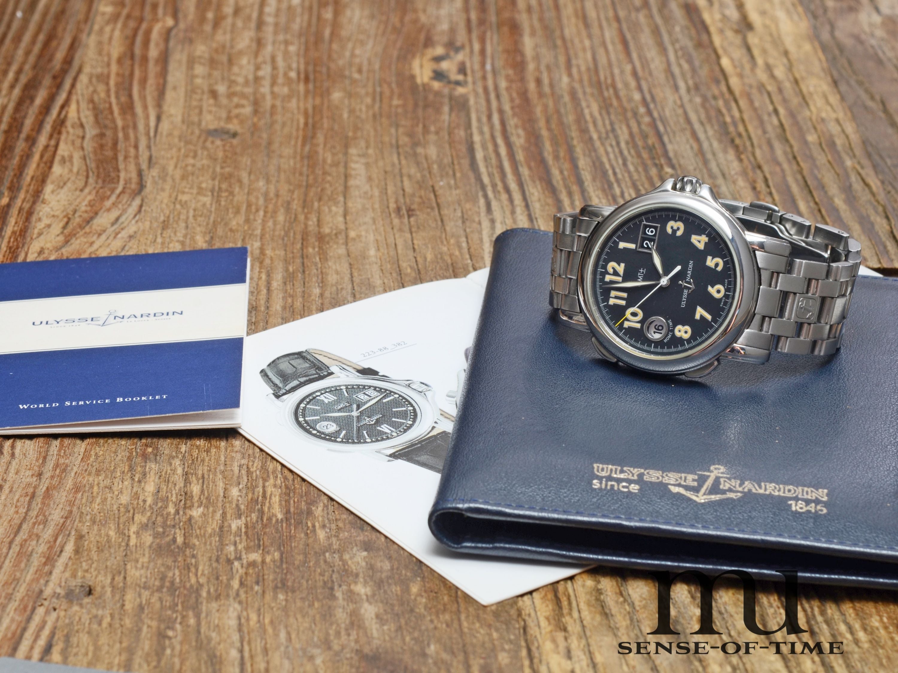 Ulysse Nardin San Marco, Dual Time GMT Großdatum, Ref.: 223-88